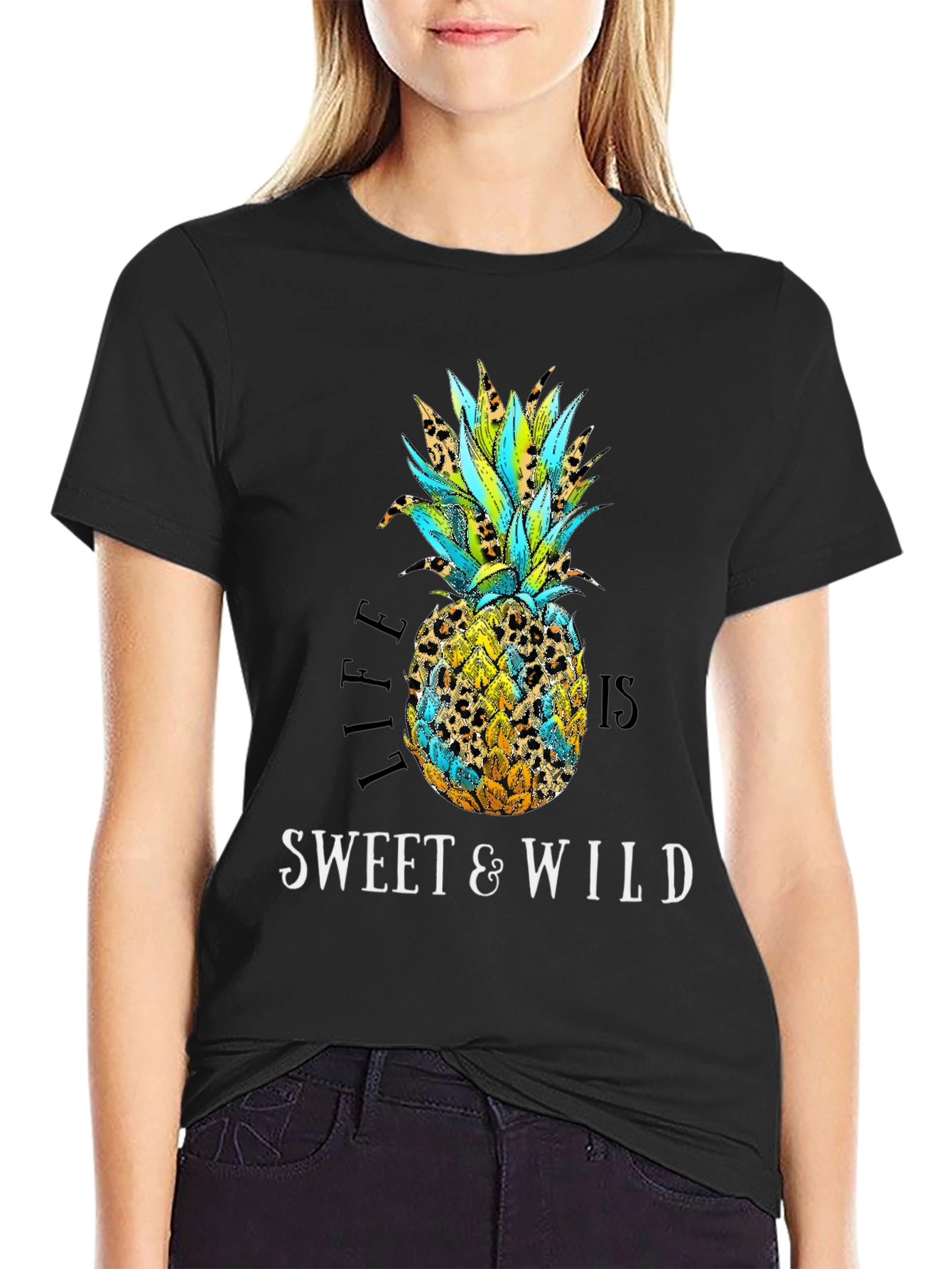 Sweet & Wild Pineapple Graphic Tee