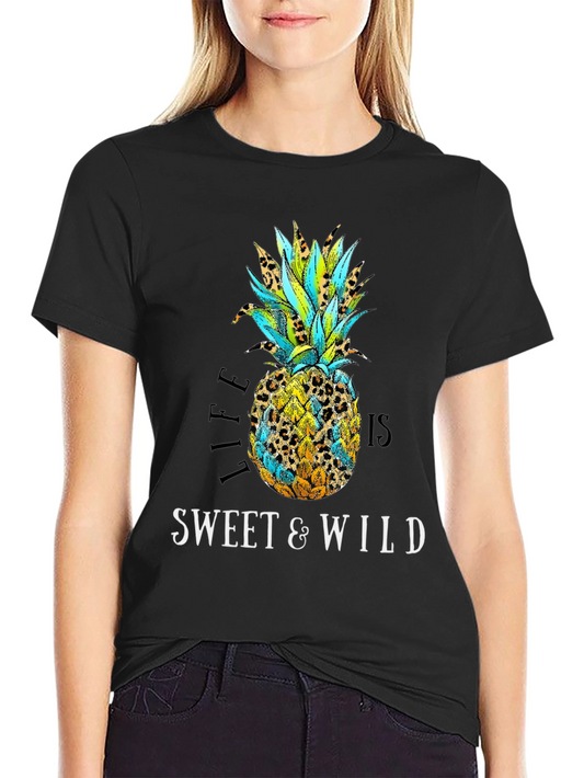 Sweet & Wild Pineapple Graphic Tee