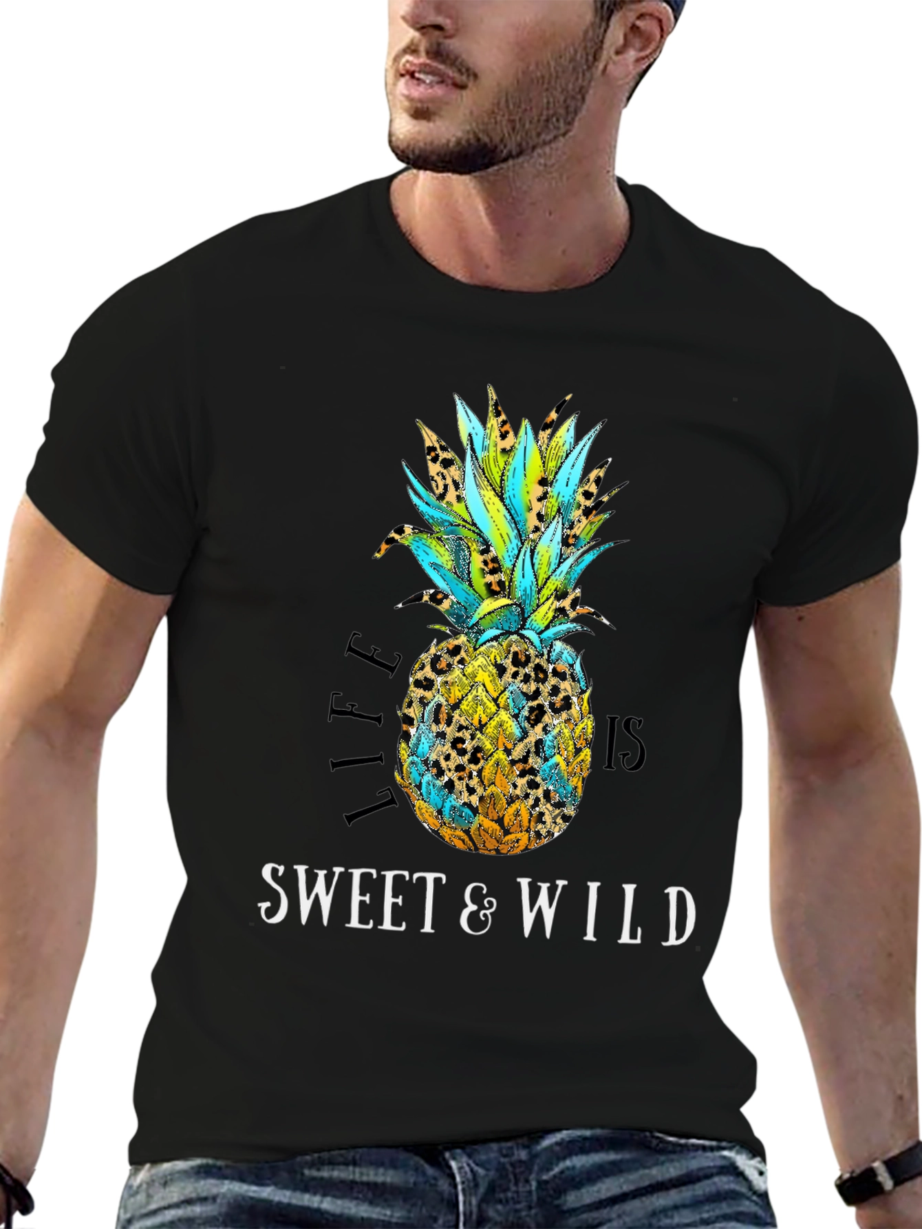 Sweet & Wild Pineapple Graphic Tee
