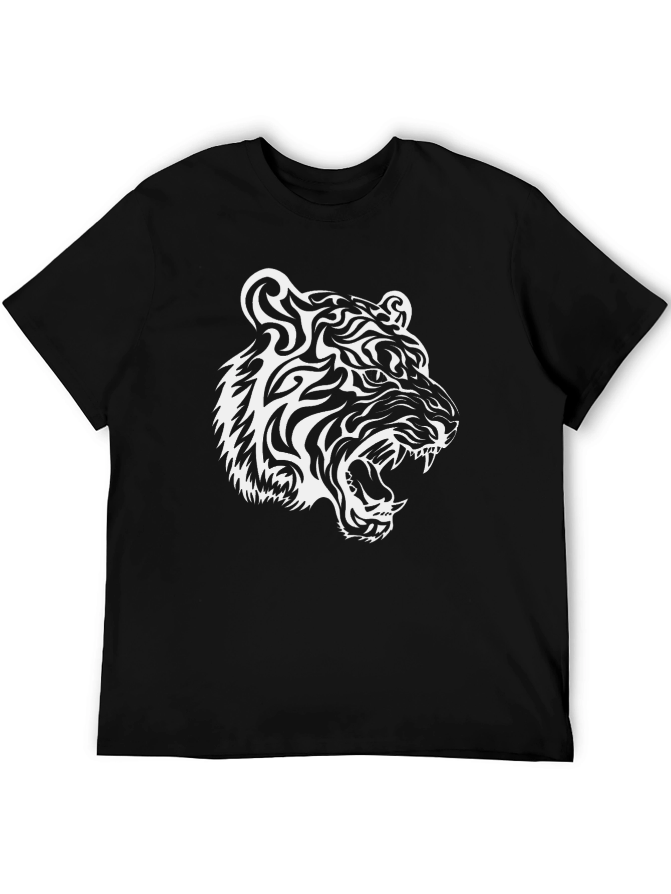 Black Tiger Graphic Tee - Bold and Stylish