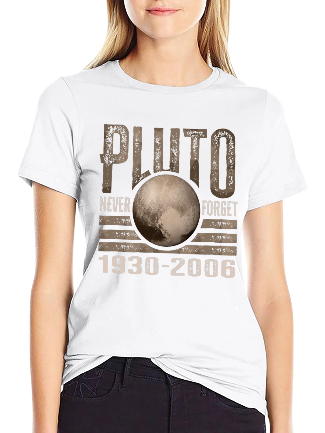 Pluto Never Forget 1930-2006 Graphic Tee