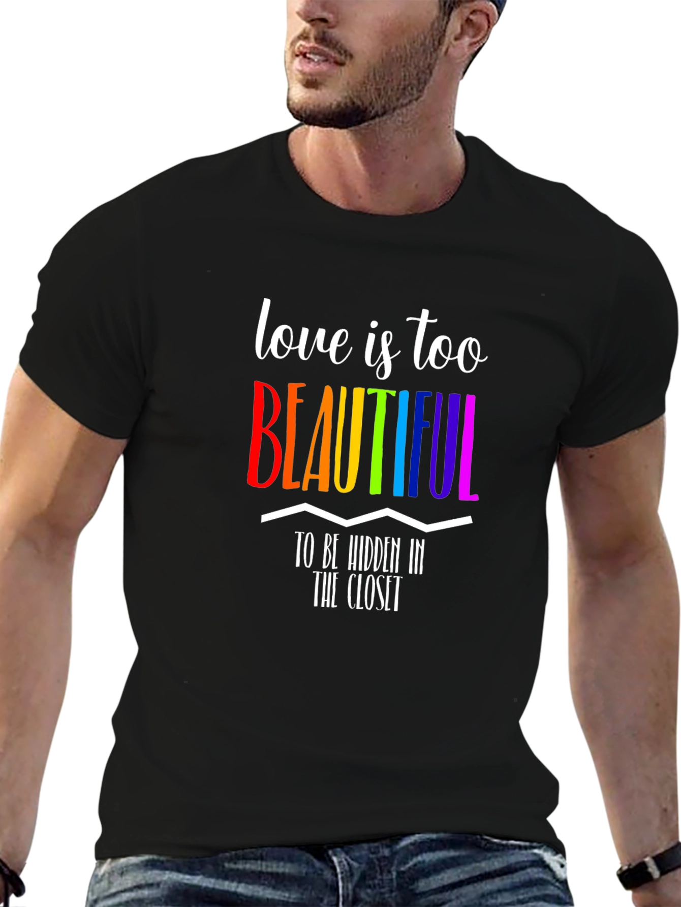 Love Is Too Beautiful LGBTQ+ Pride T-Shirt