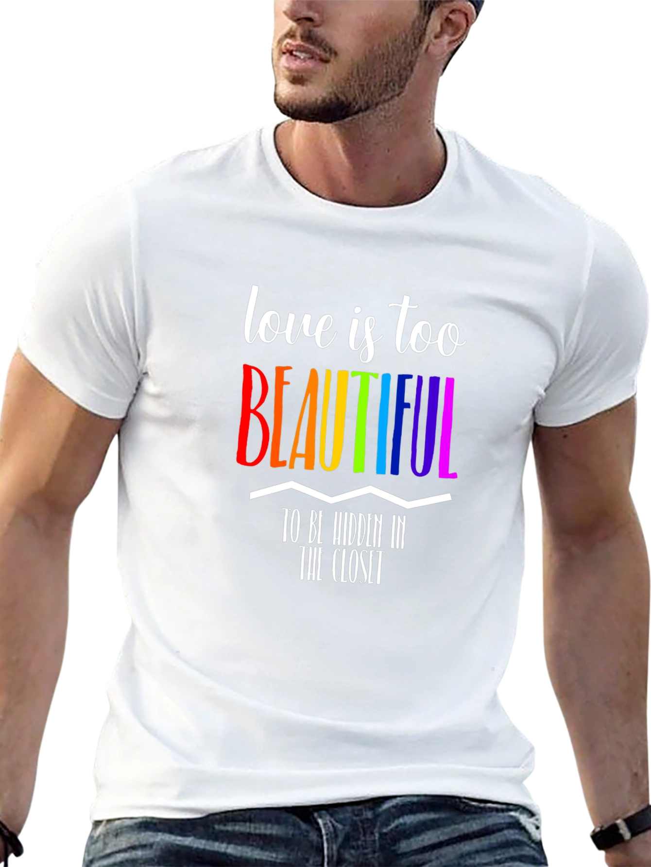 Love Is Too Beautiful LGBTQ+ Pride T-Shirt