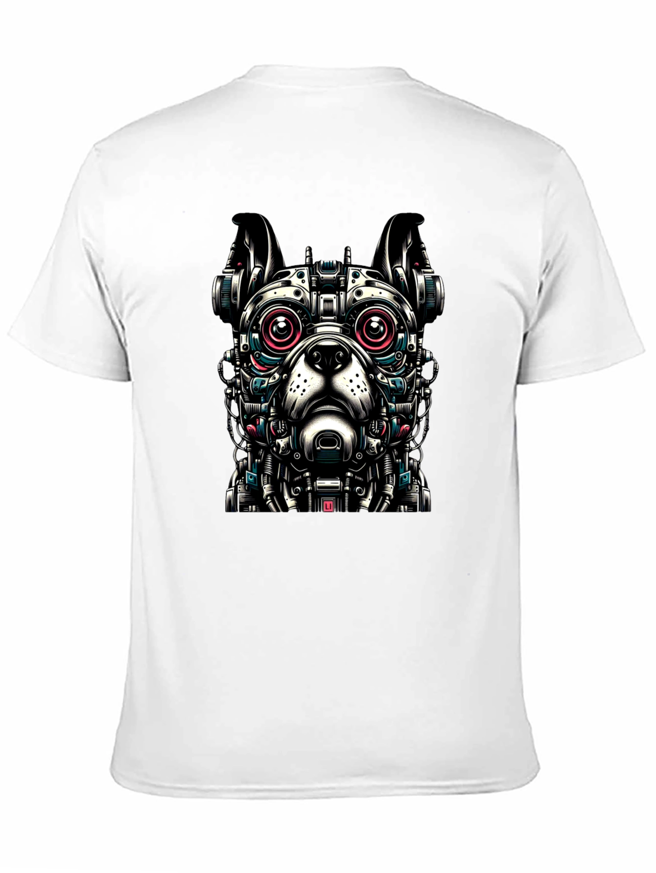 Robot Dog Graphic T-Shirt - Unique Design