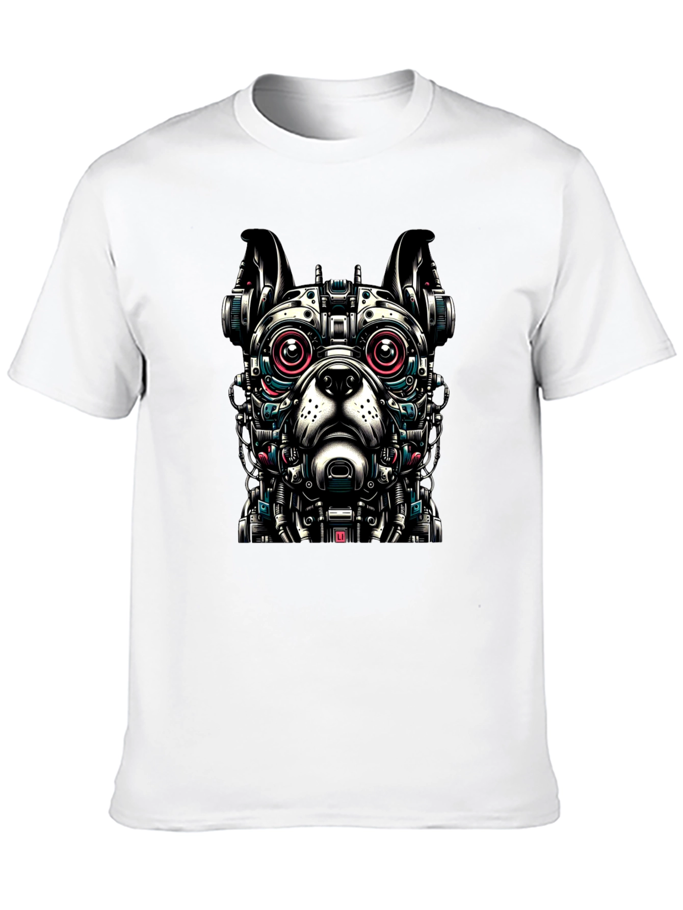 Robot Dog Graphic T-Shirt - Unique Design