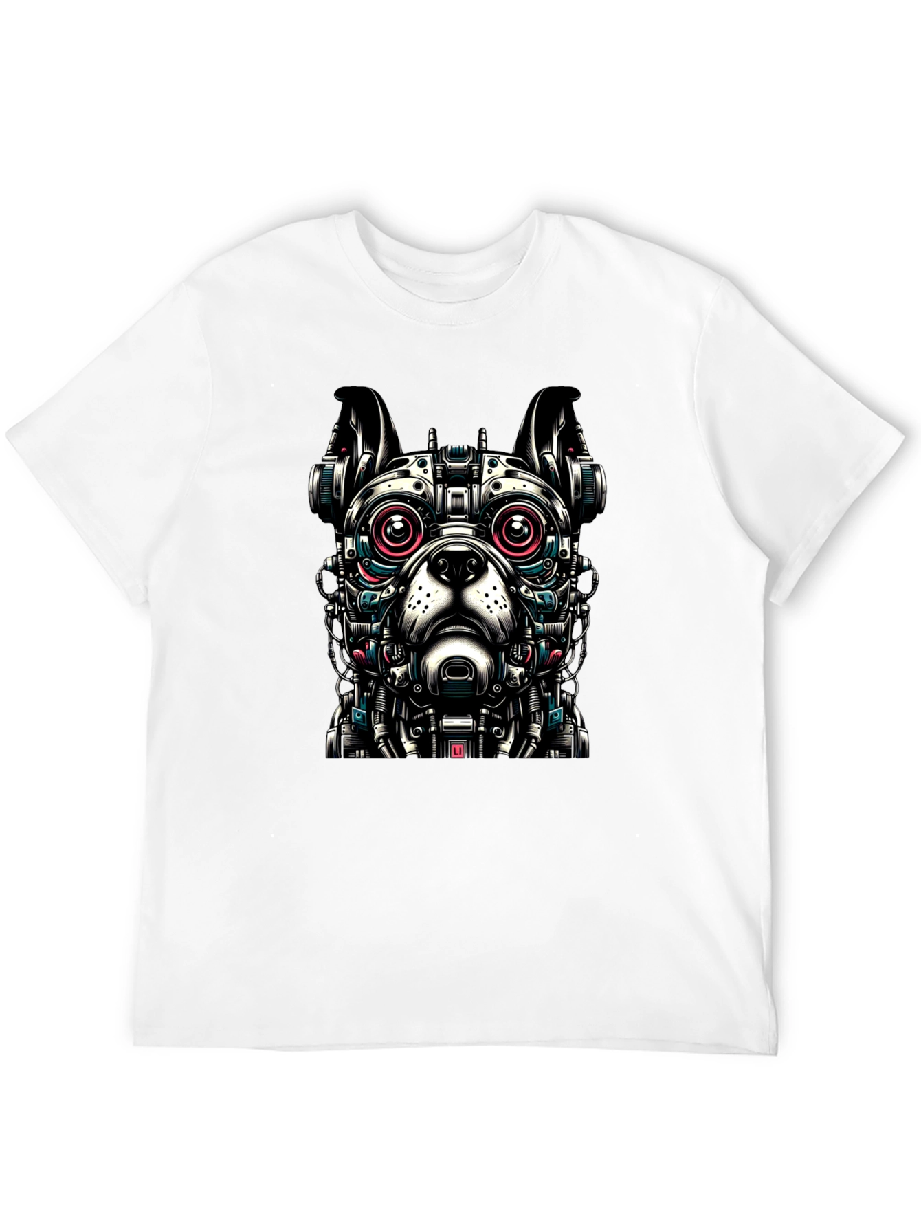 Robot Dog Graphic T-Shirt - Unique Design