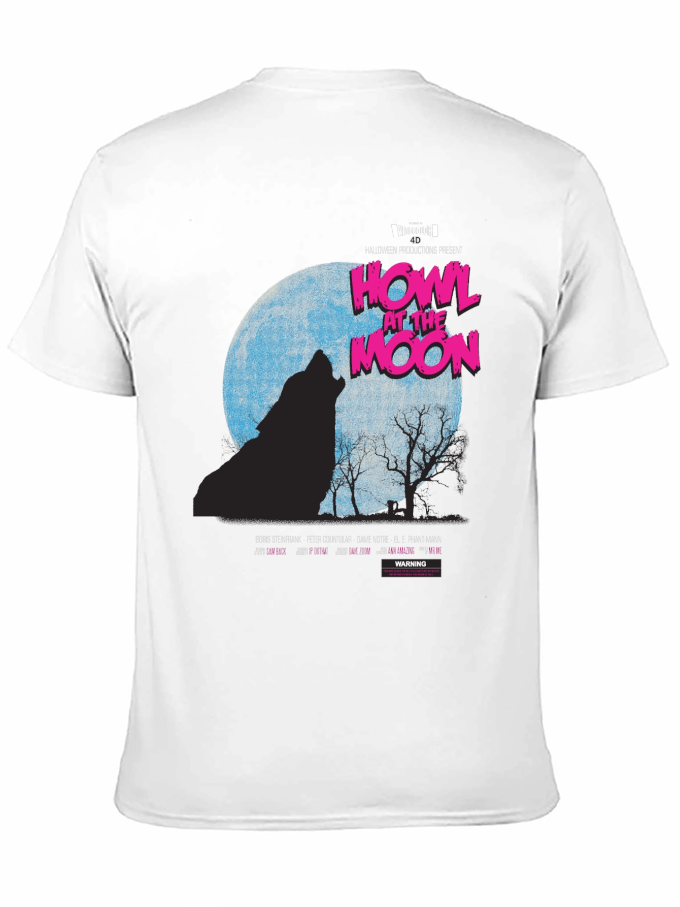 Howl at the Moon Graphic T-Shirt - Black