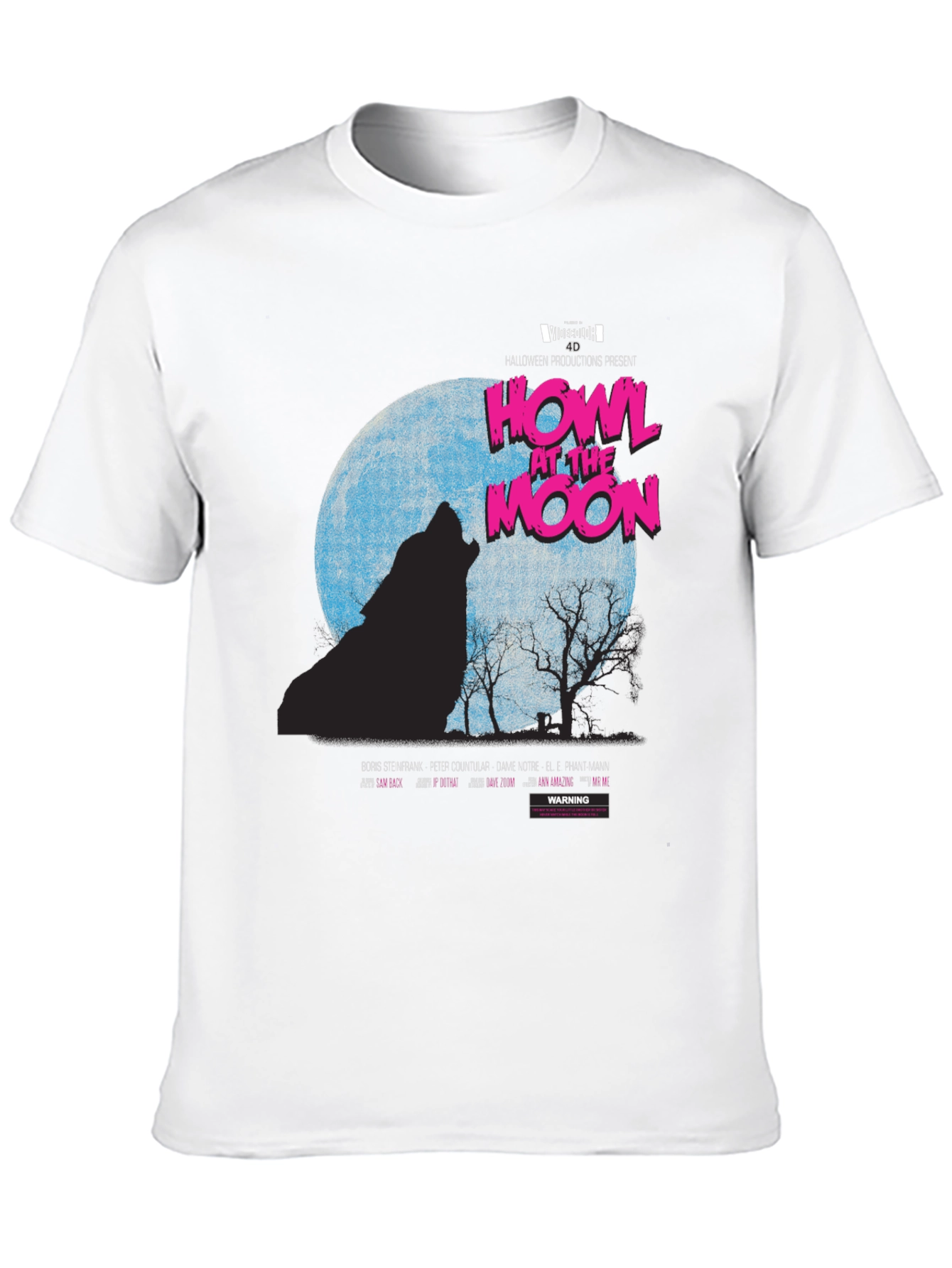 Howl at the Moon Graphic T-Shirt - Black