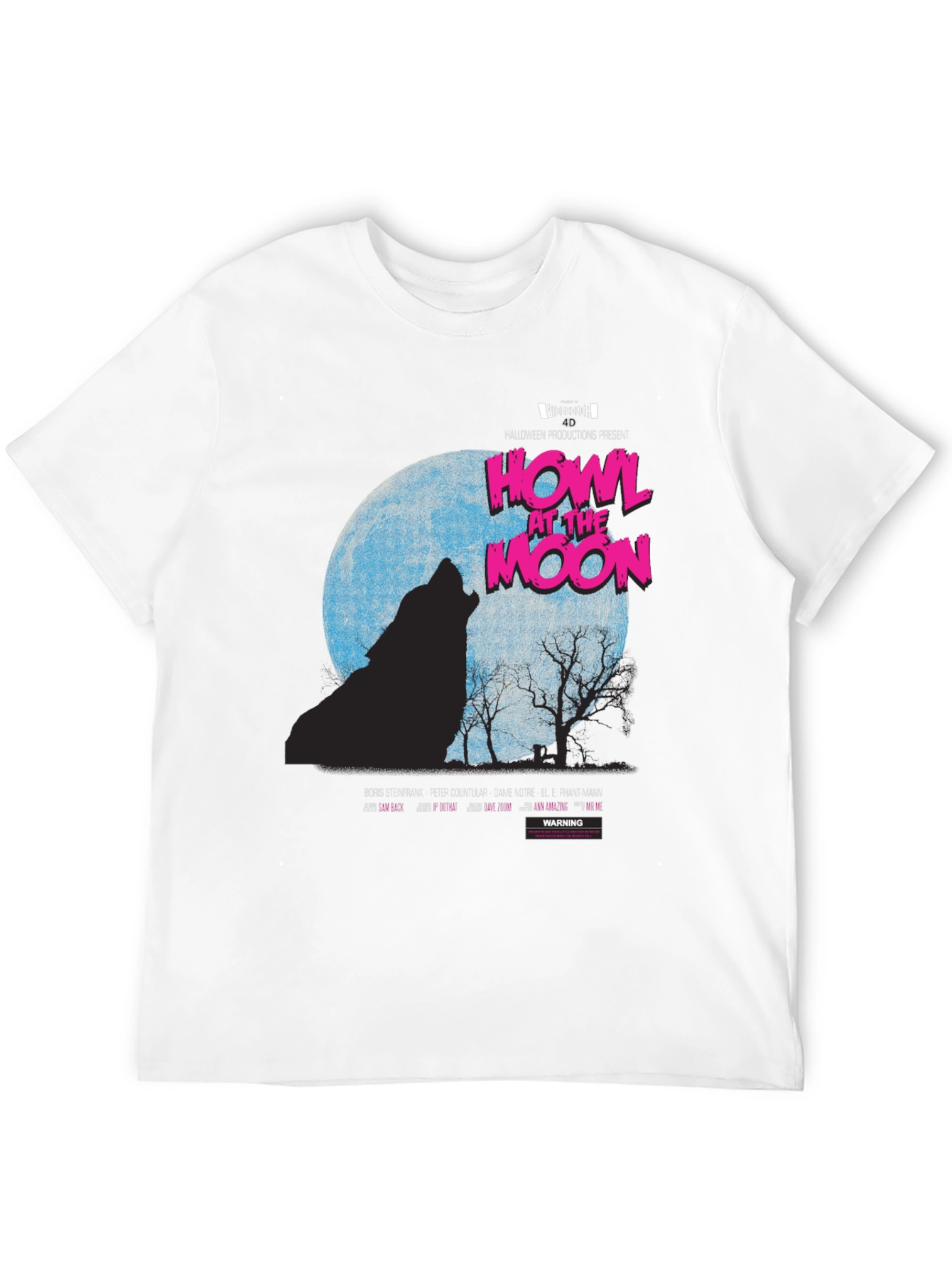 Howl at the Moon Graphic T-Shirt - Black