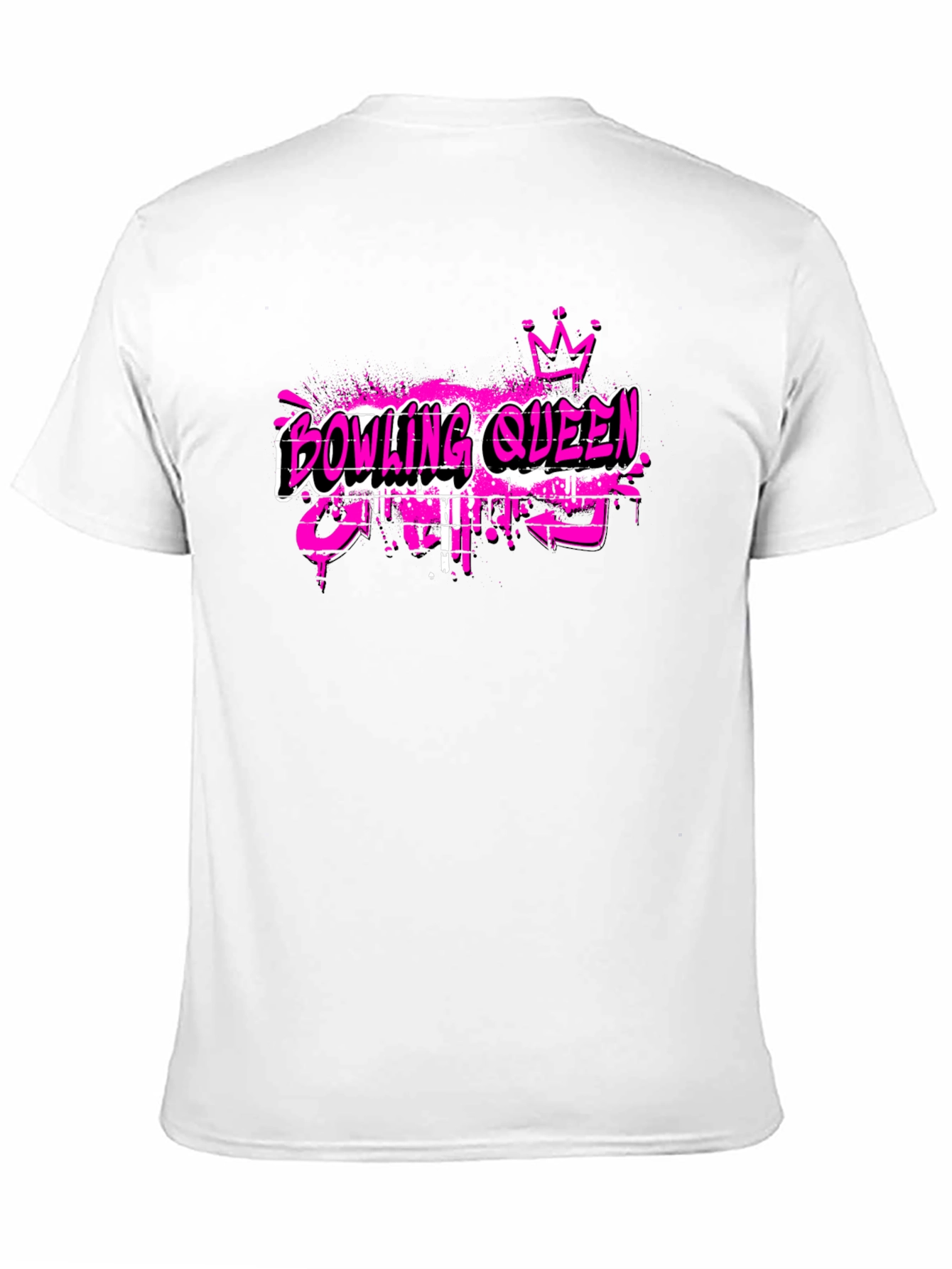 Bowling Queen Black T-Shirt