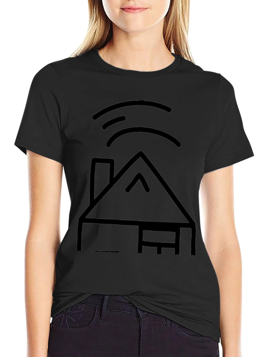 Smart Home T-Shirt - Black Graphic Tee
