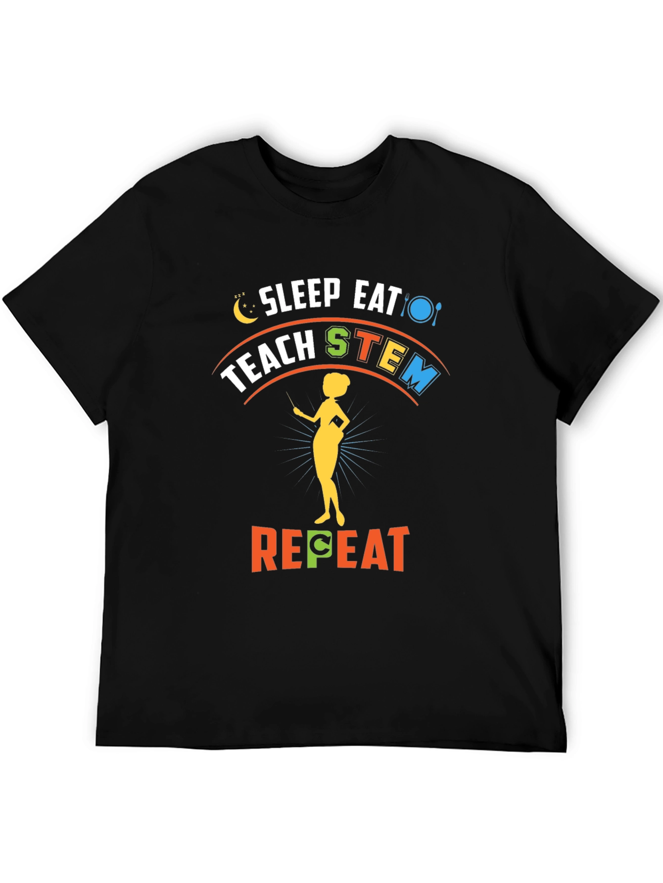 Sleep Eat Teach STEM Repeat T-Shirt