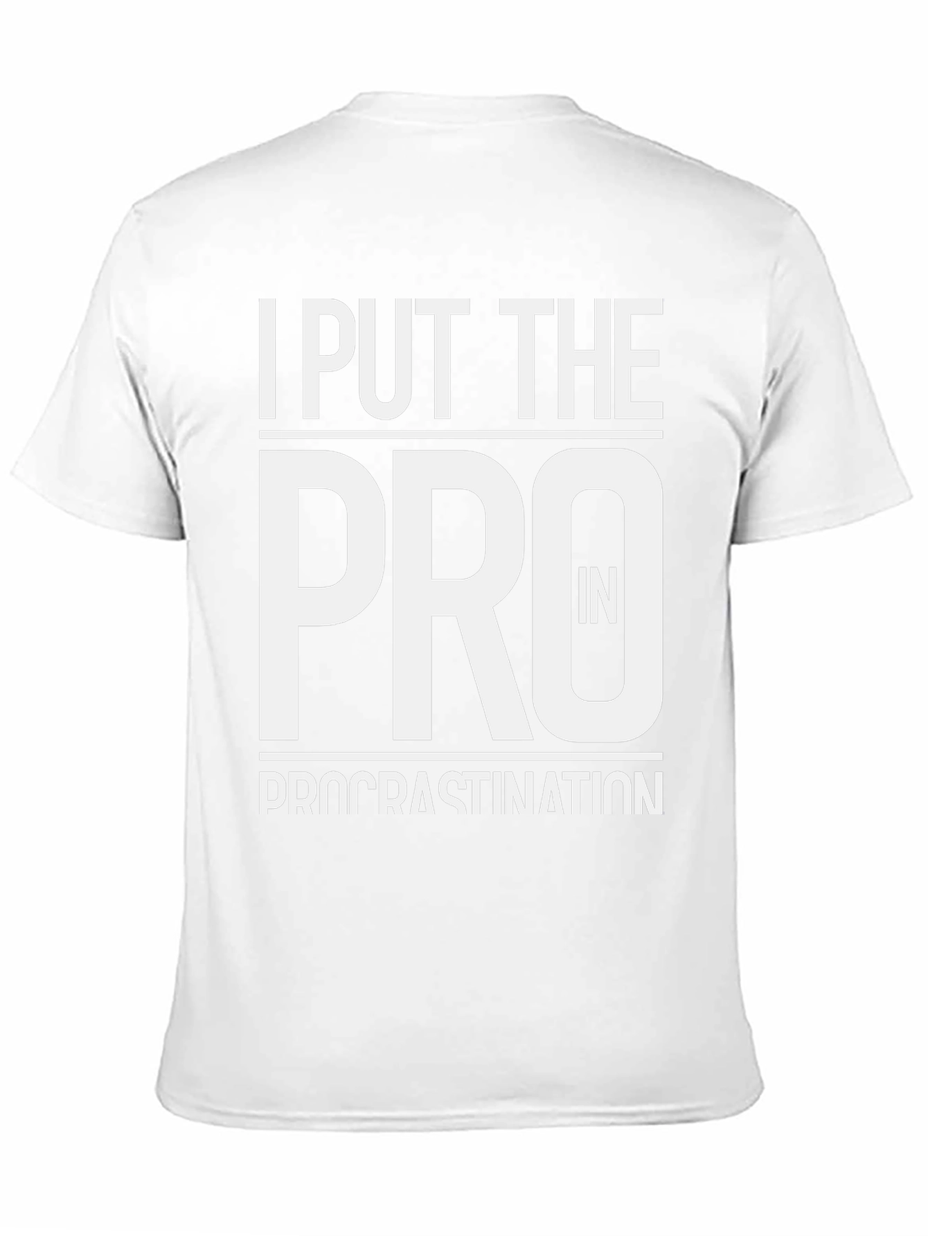 Procrastination Pro T-Shirt - Black Cotton Tee