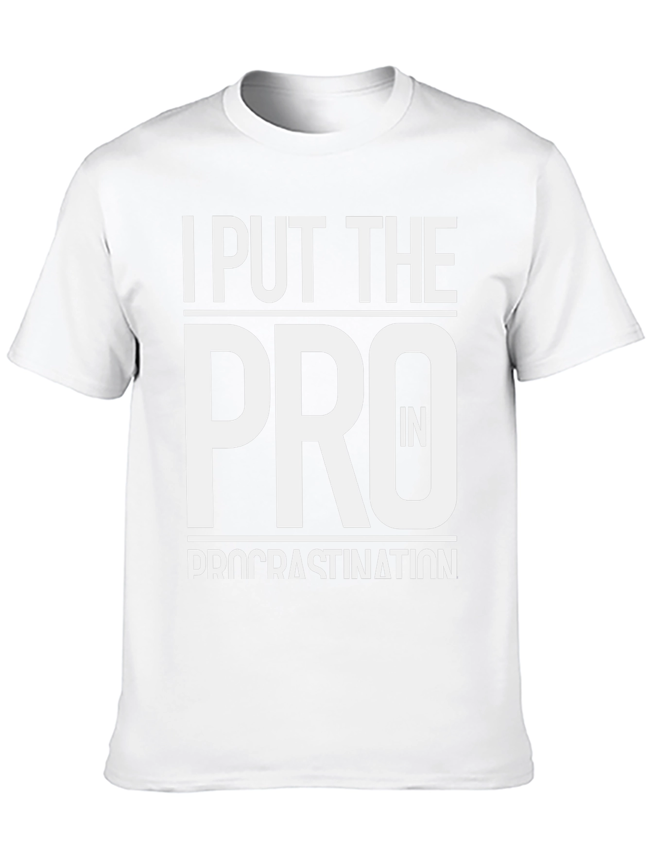 Procrastination Pro T-Shirt - Black Cotton Tee