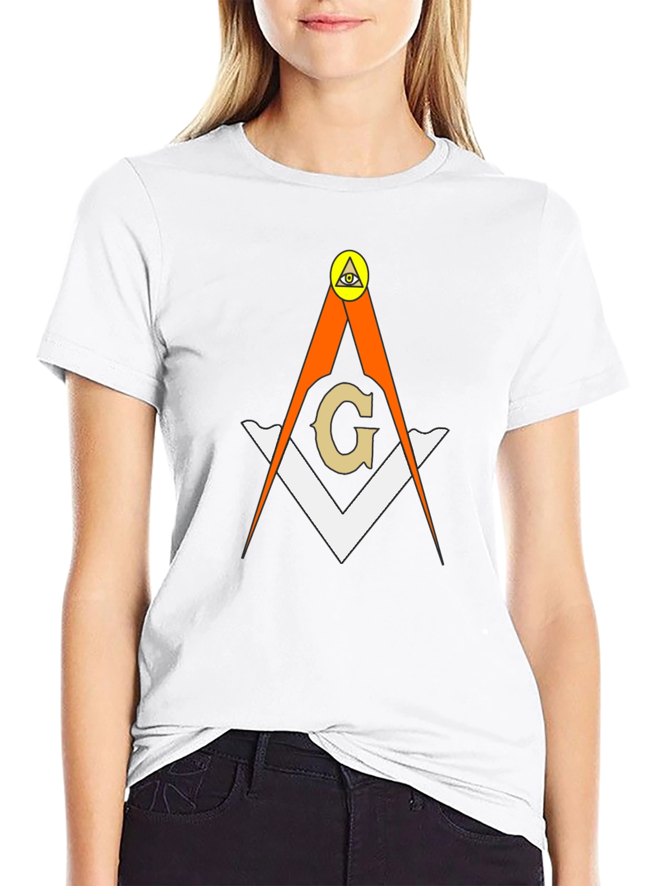 Masonic Symbol T-Shirt - Eye of Providence Design
