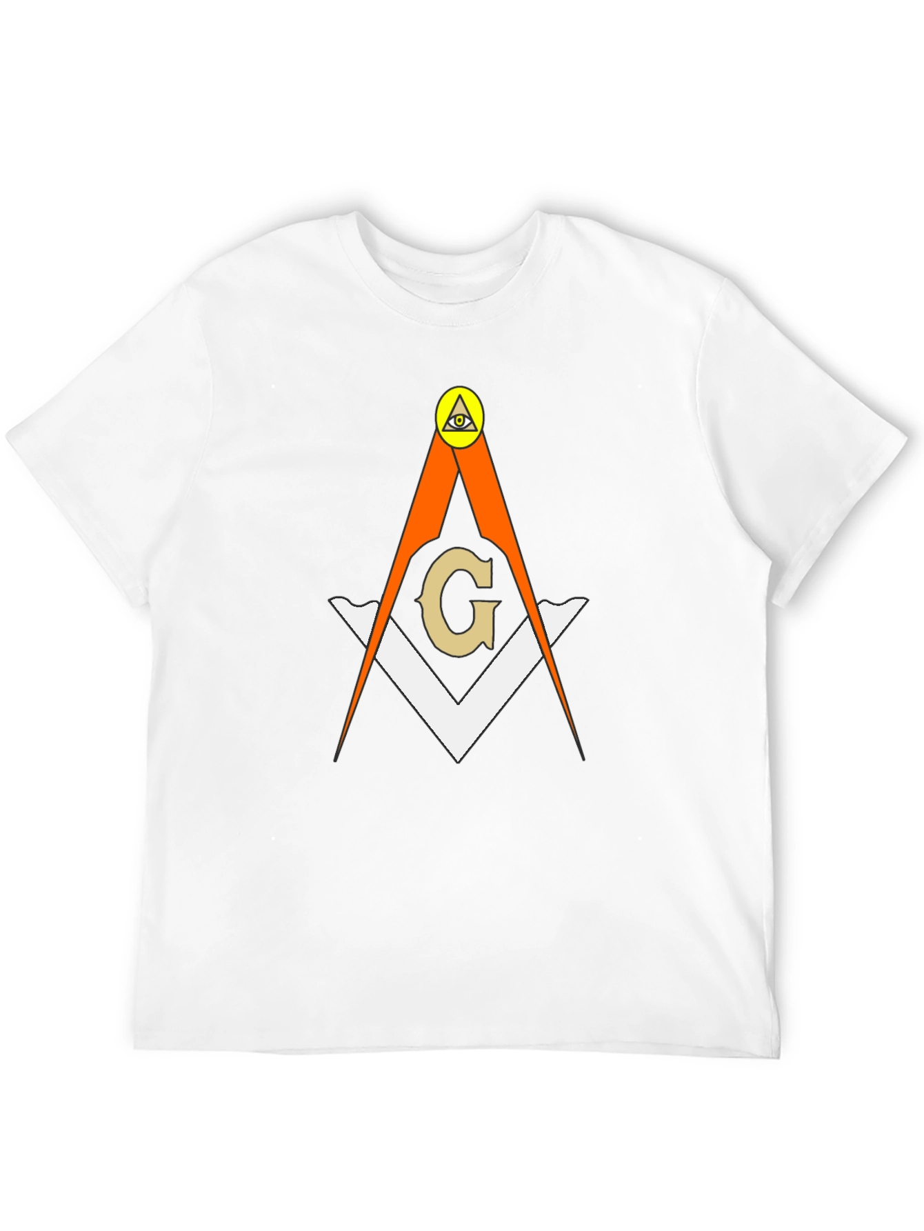 Masonic Symbol T-Shirt - Eye of Providence Design