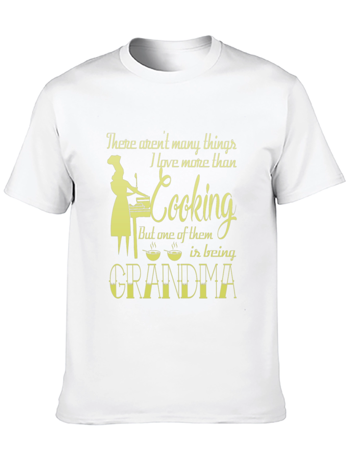 Grandma Cooking T-Shirt - Love More Than Cooking