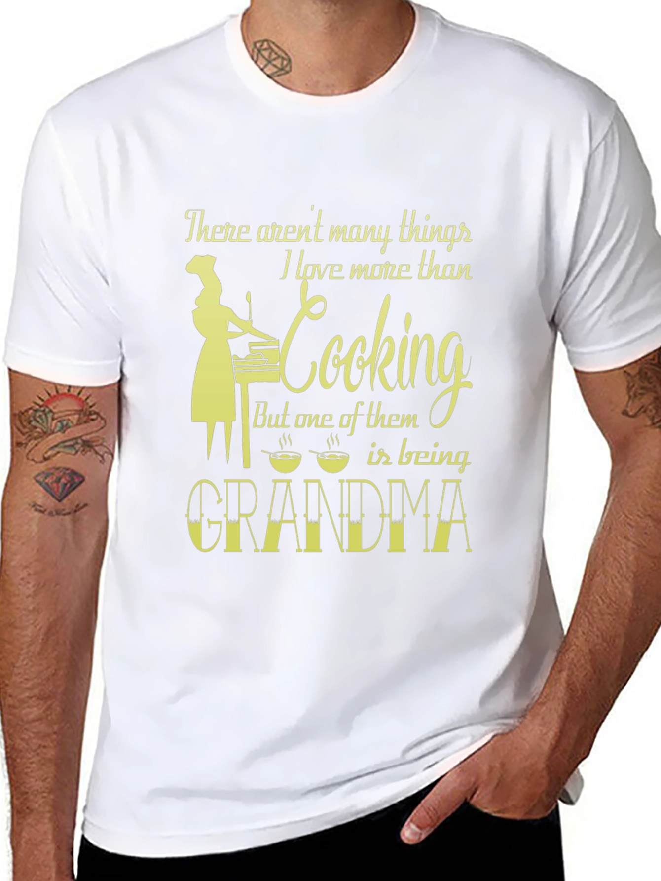 Grandma Cooking T-Shirt - Love More Than Cooking