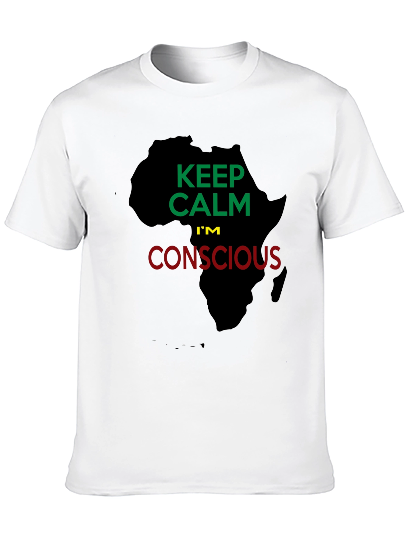 Keep Calm Im Conscious Black T-Shirt