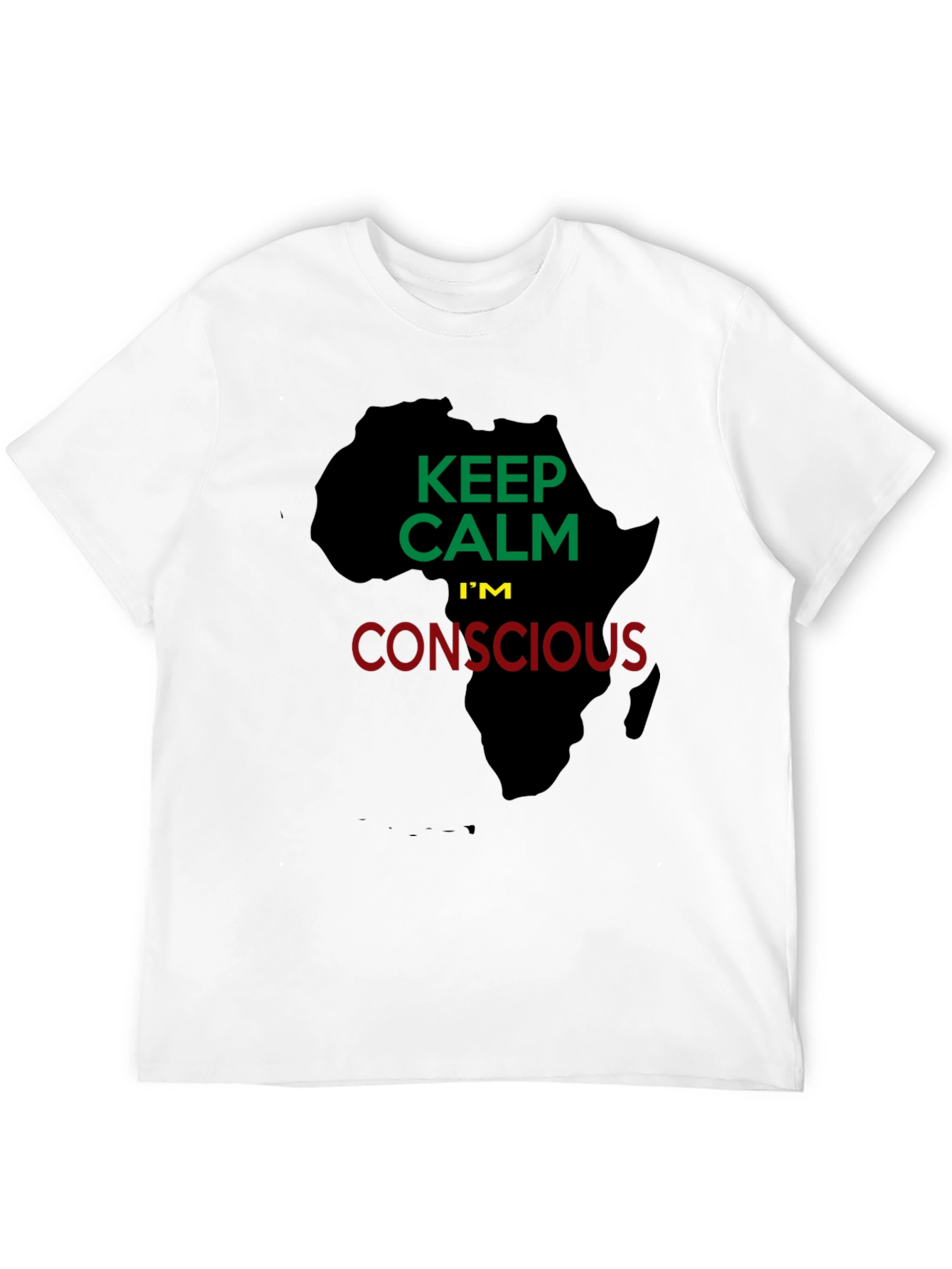 Keep Calm Im Conscious Black T-Shirt