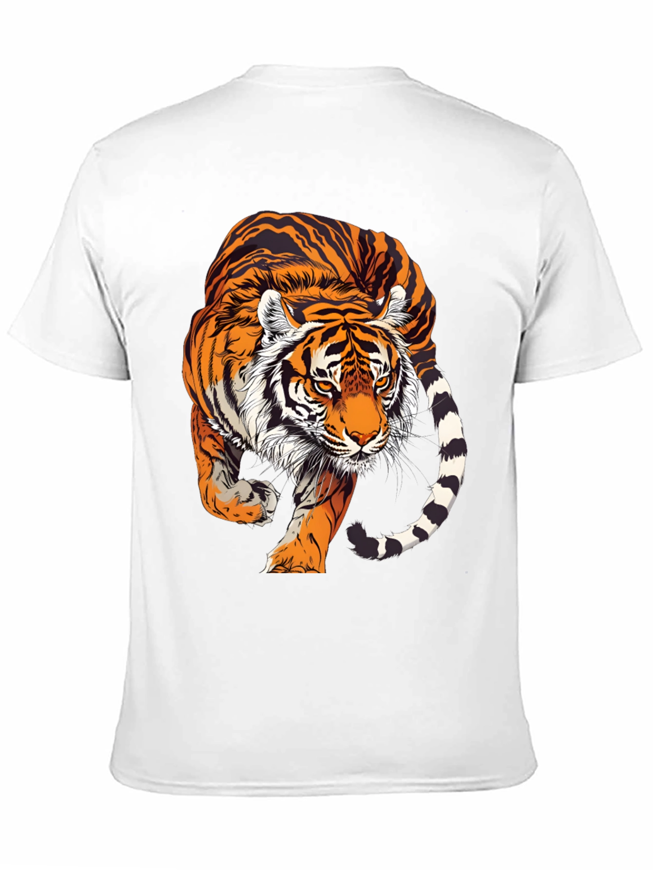 Bold Tiger Graphic T-Shirt - Striking Design!