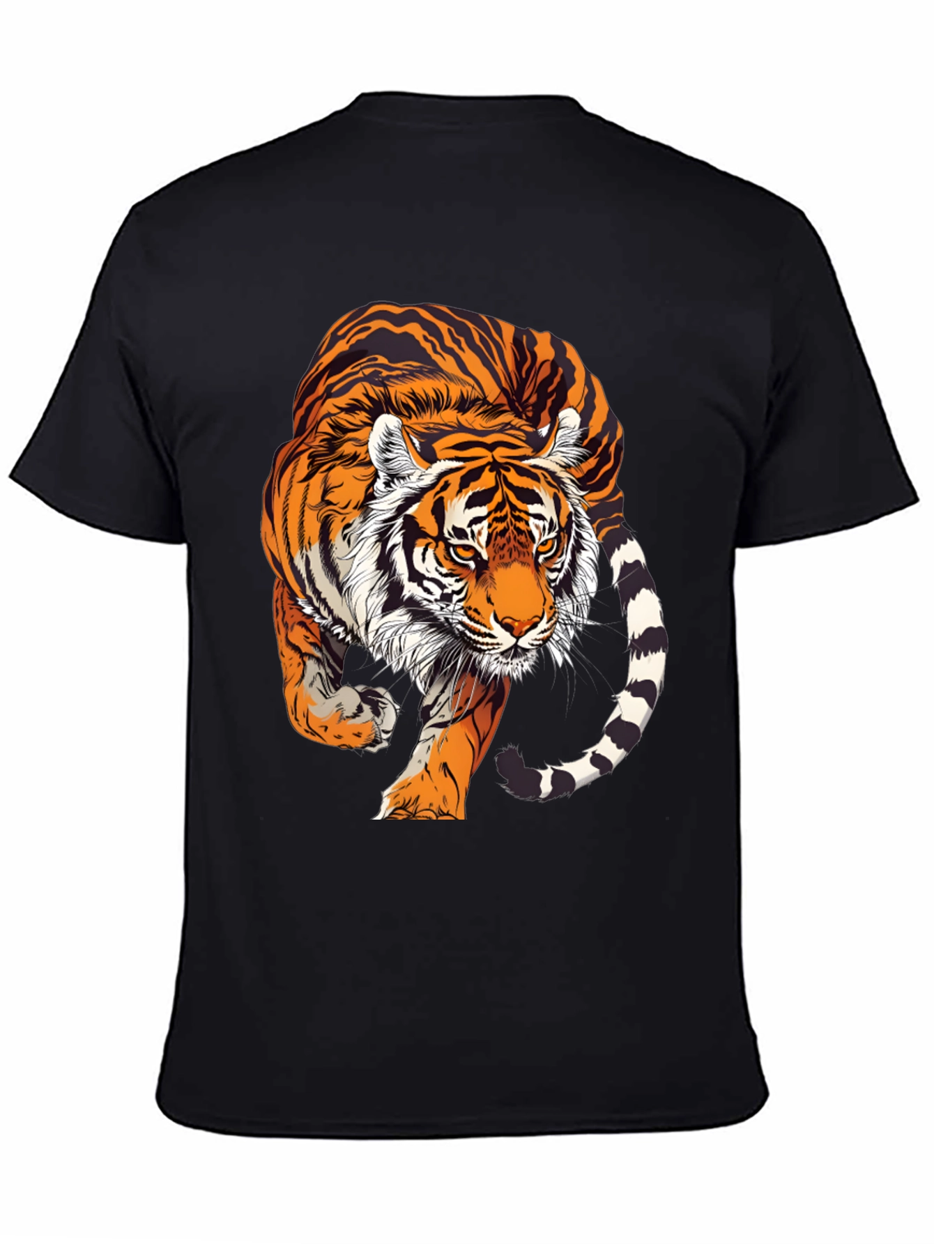 Bold Tiger Graphic T-Shirt - Striking Design!