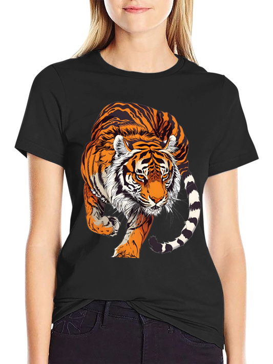 Bold Tiger Graphic T-Shirt - Striking Design!