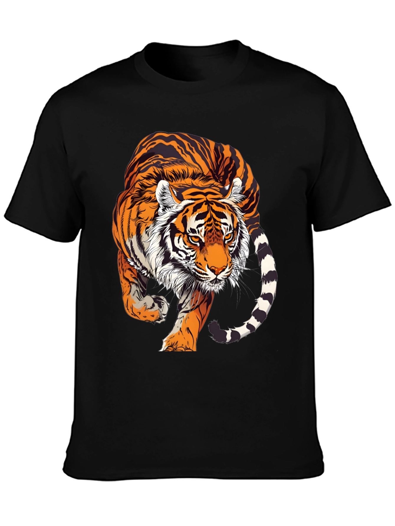 Bold Tiger Graphic T-Shirt - Striking Design!