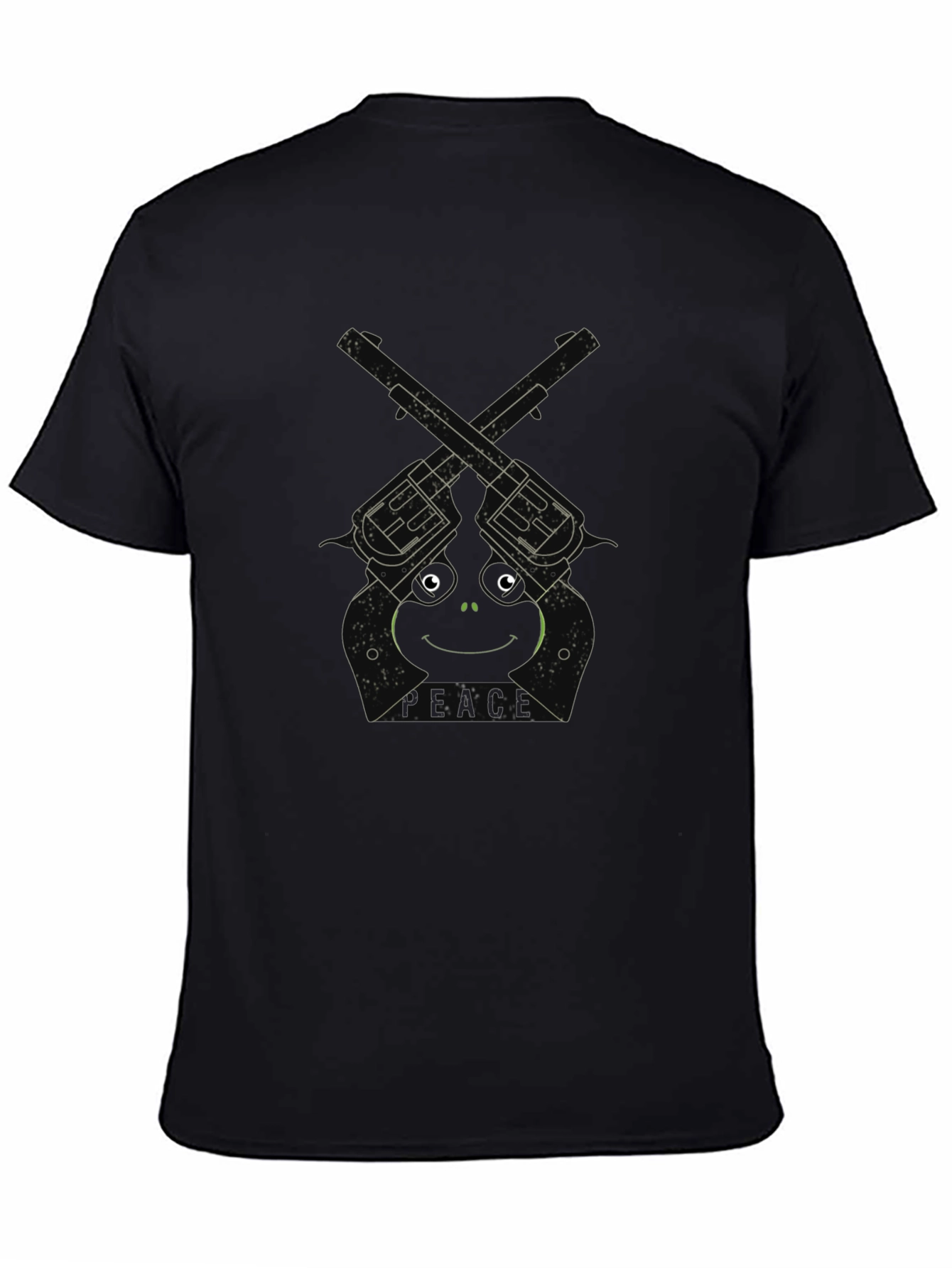 Frog Peace Revolver Graphic T-Shirt