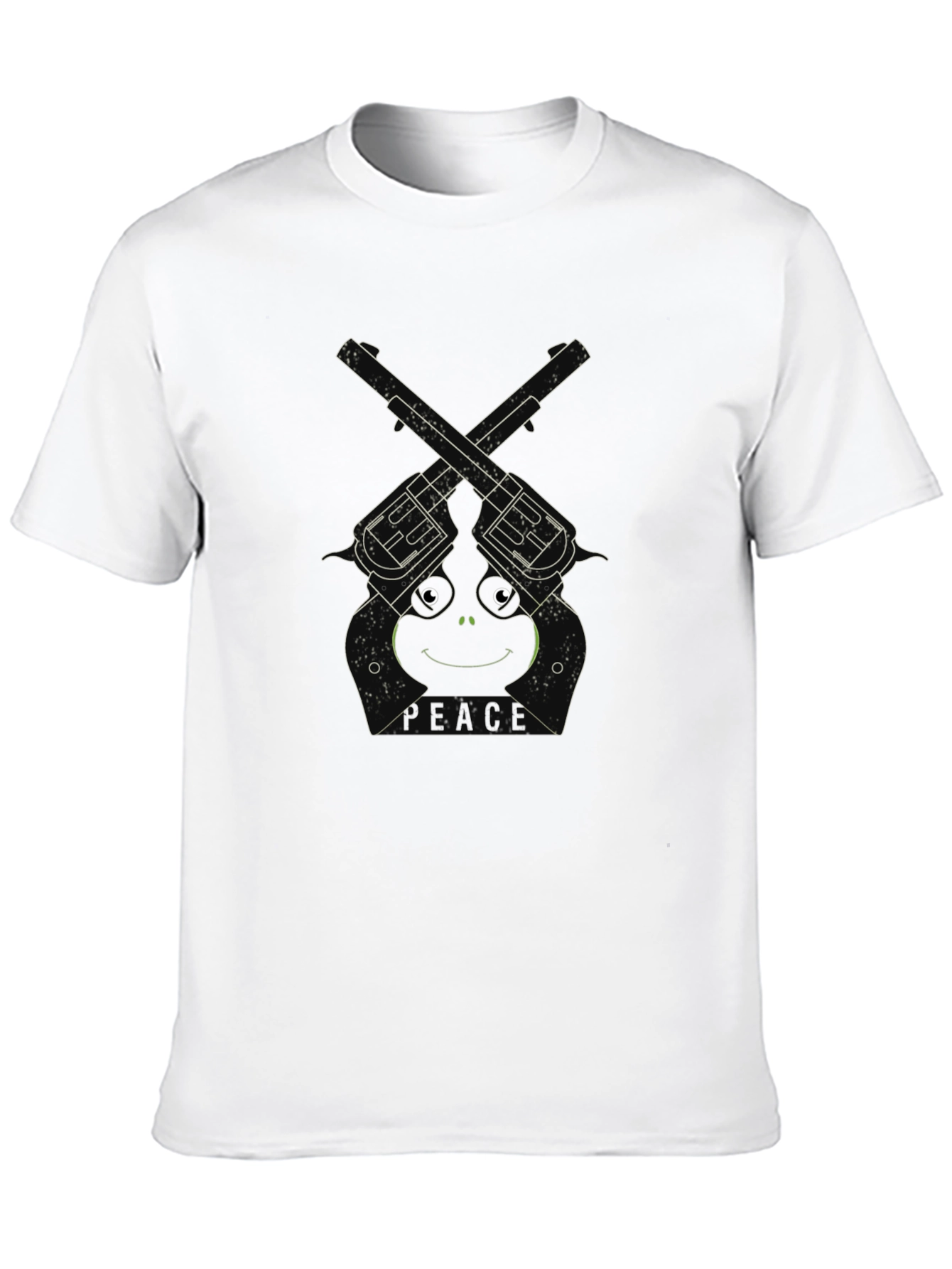Frog Peace Revolver Graphic T-Shirt