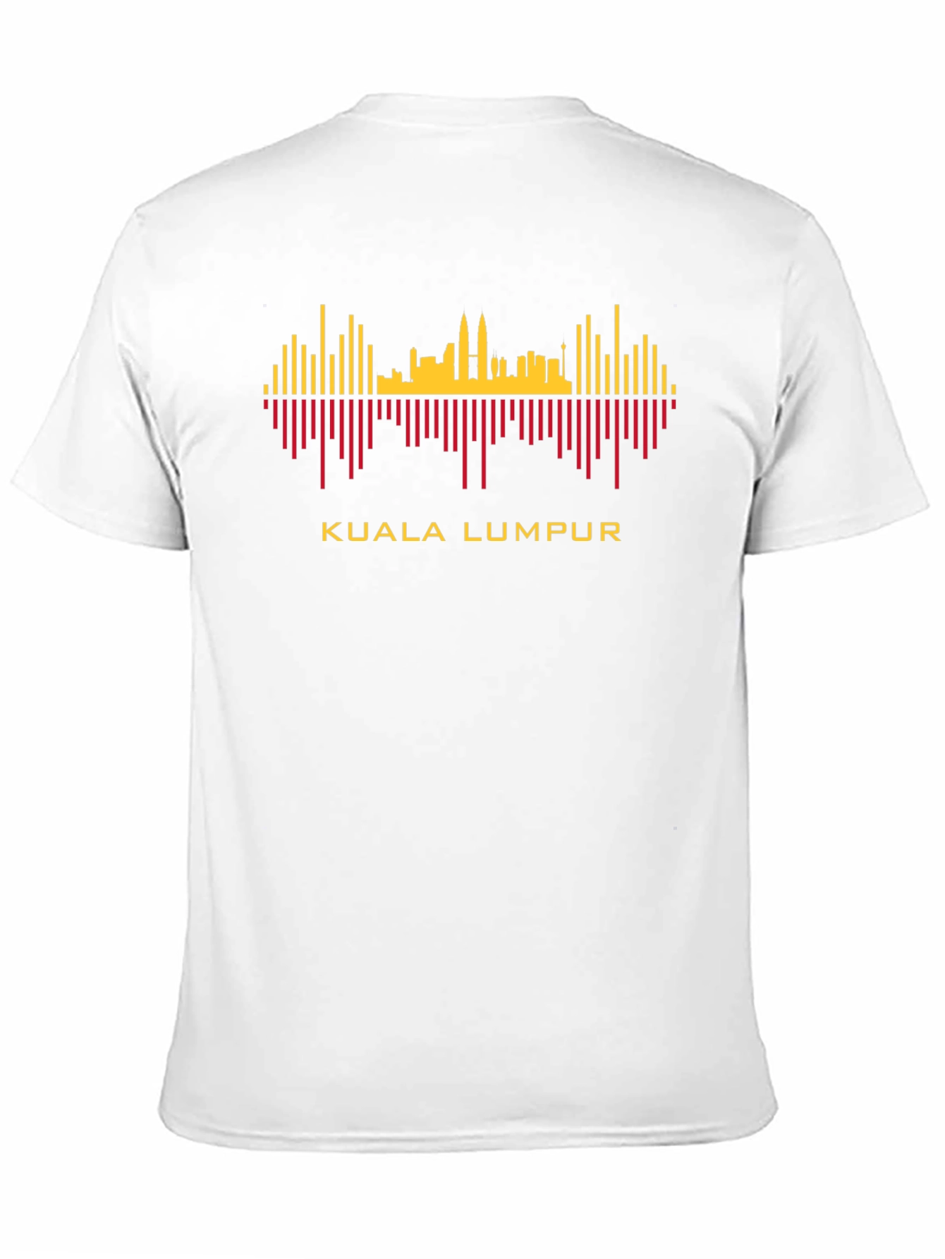 Kuala Lumpur Skyline Graphic Tee - Black