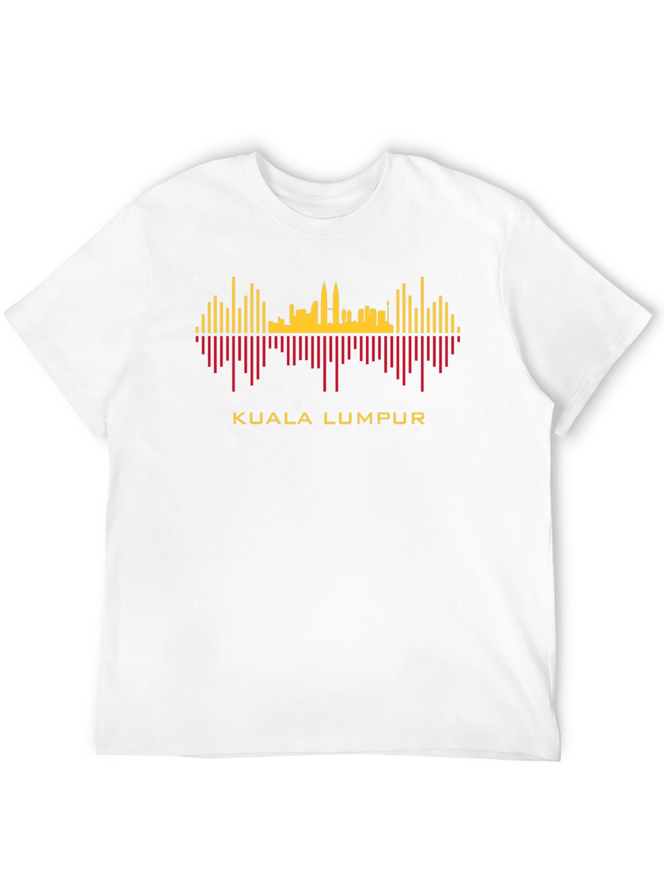 Kuala Lumpur Skyline Graphic Tee - Black