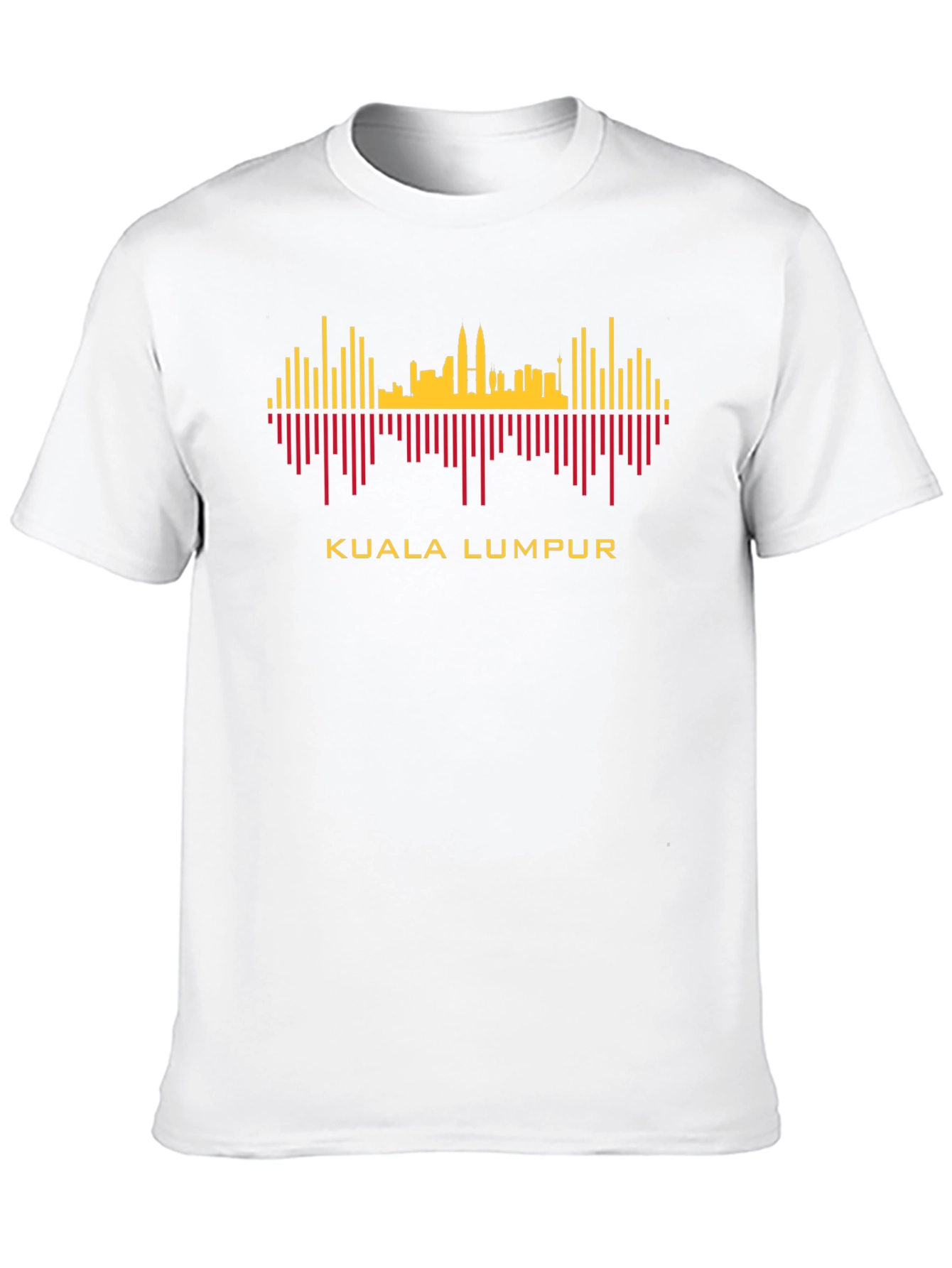 Kuala Lumpur Skyline Graphic Tee - Black