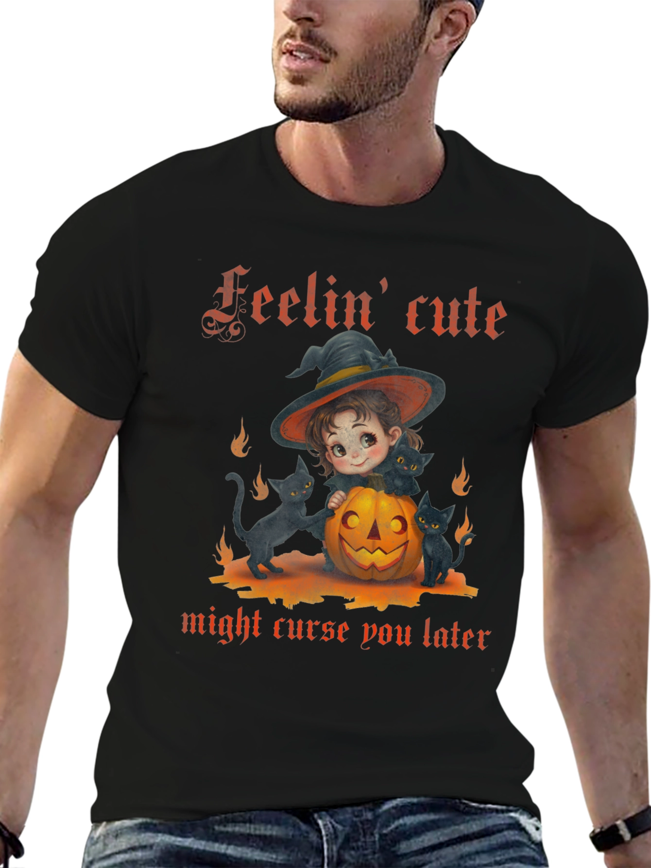 Feelin Cute Halloween T-Shirt
