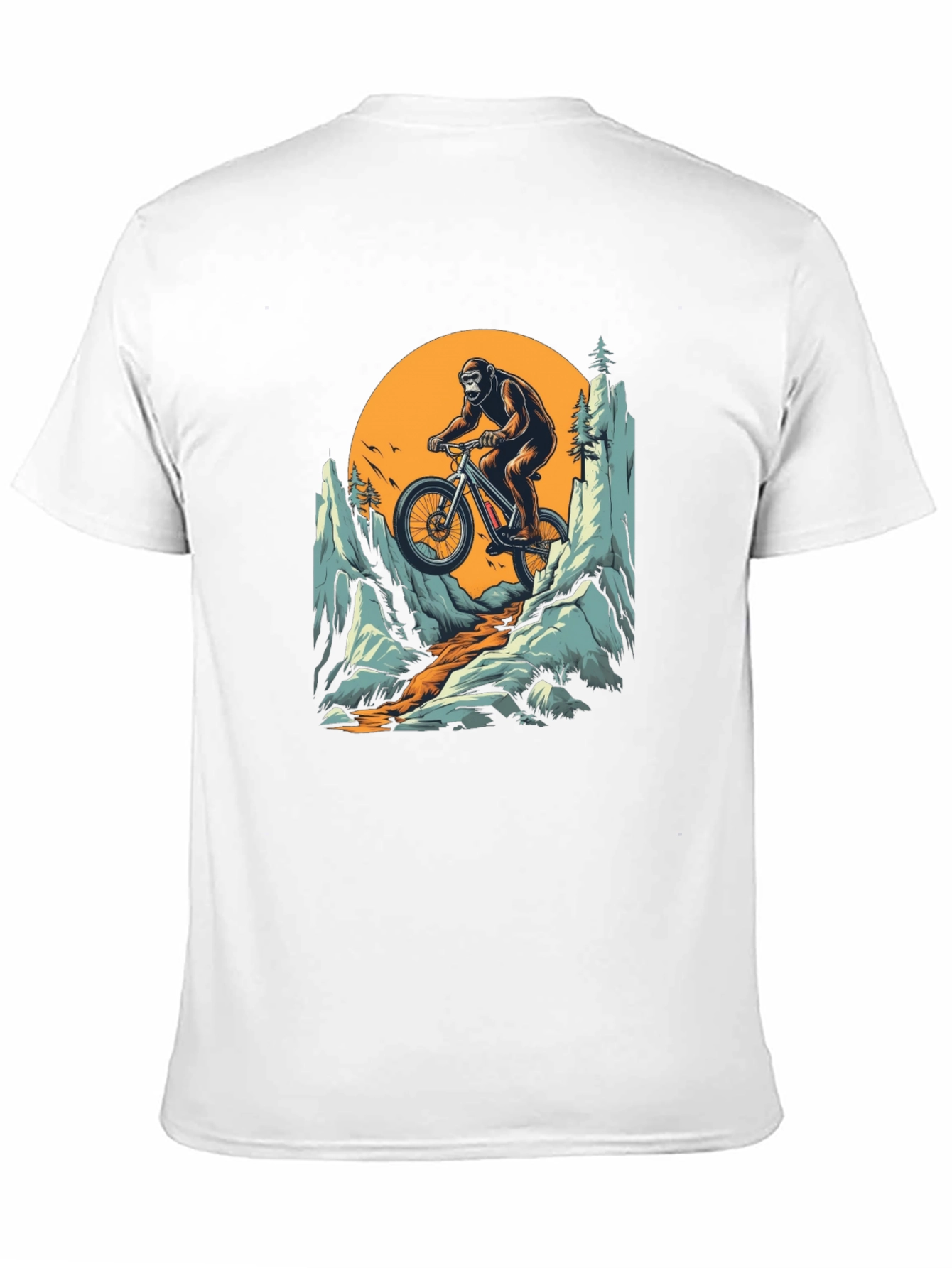 Gorilla Mountain Biking T-Shirt - Adventure Tee