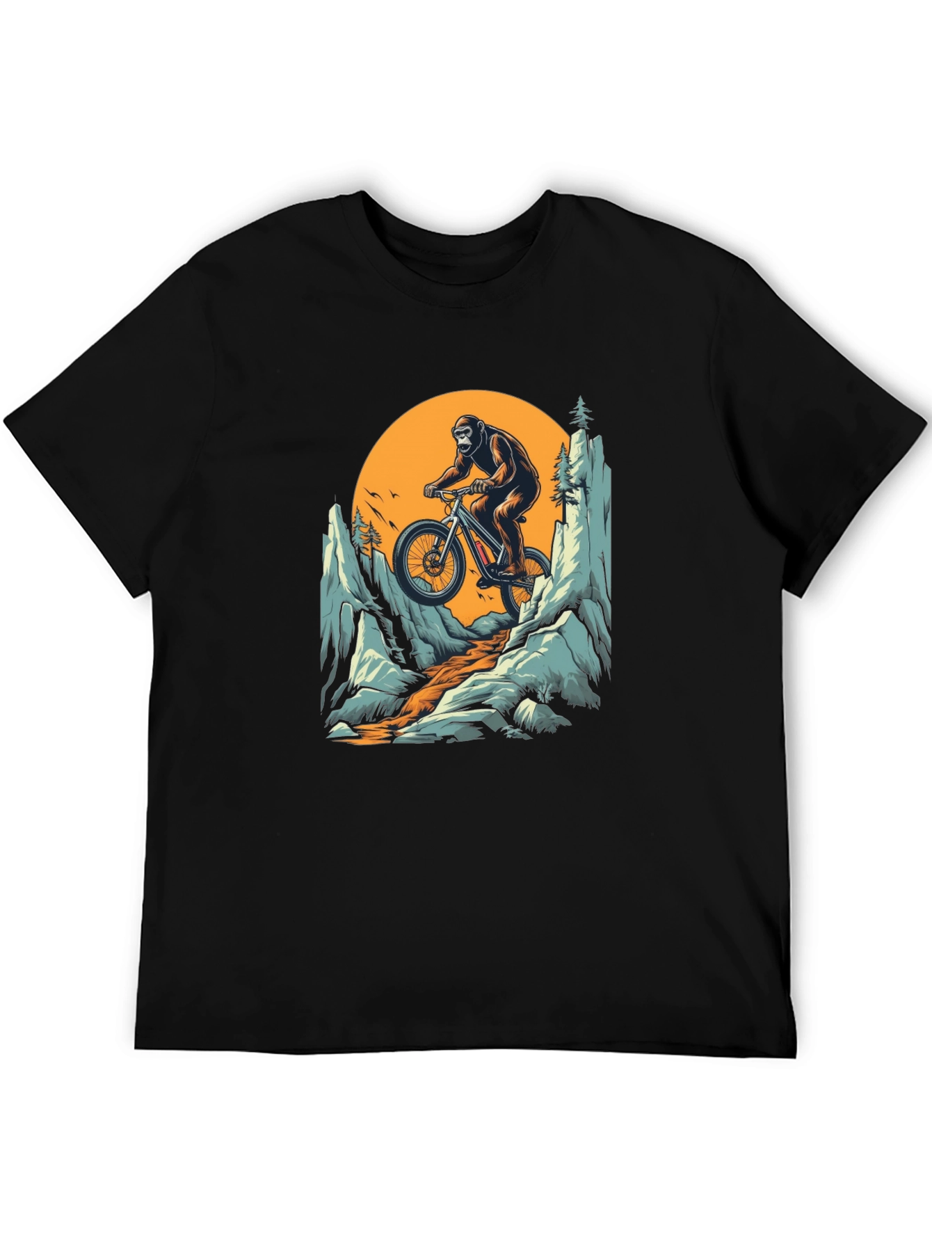 Gorilla Mountain Biking T-Shirt - Adventure Tee