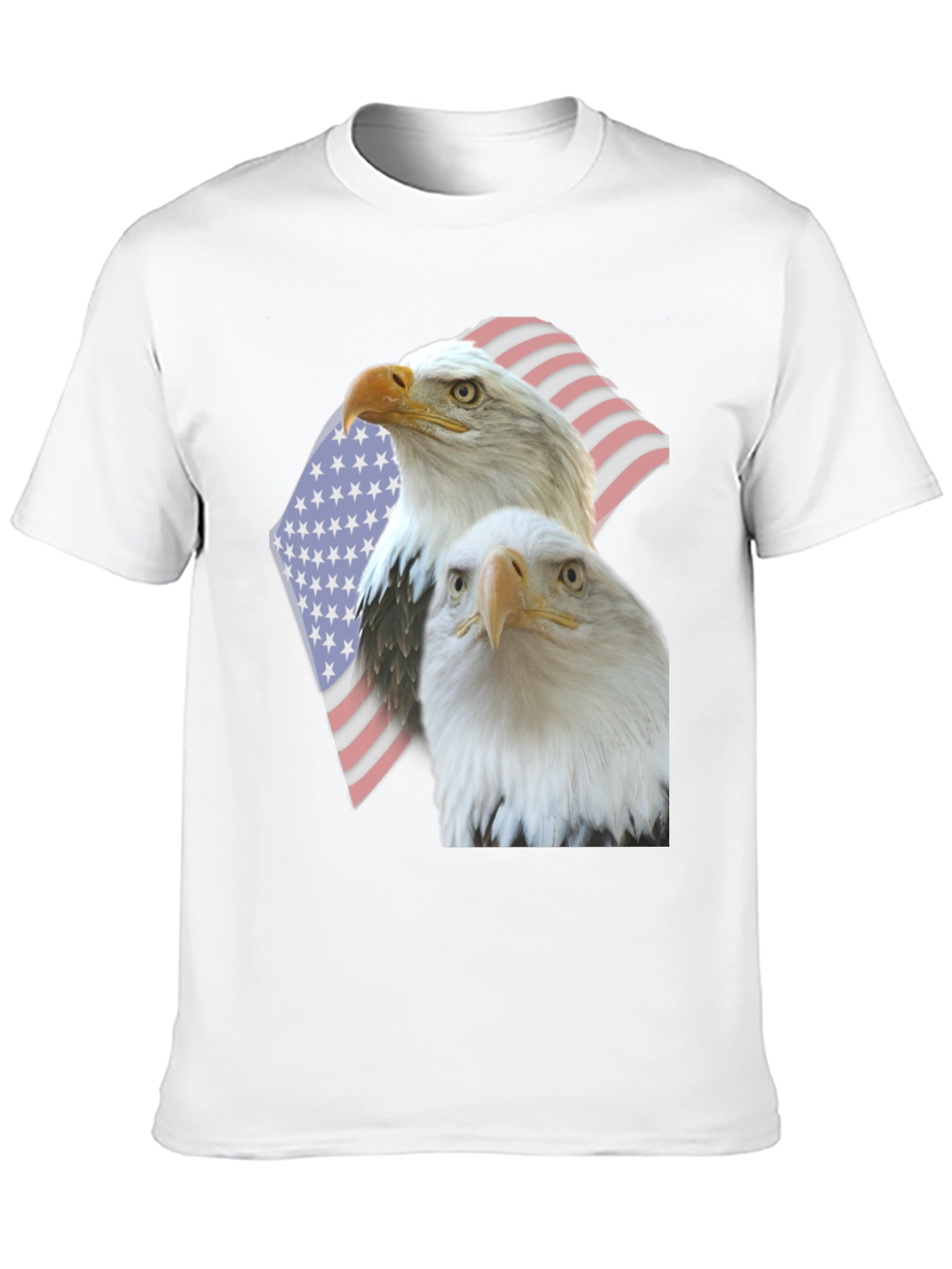 Patriotic Eagle Graphic Tee - USA Pride