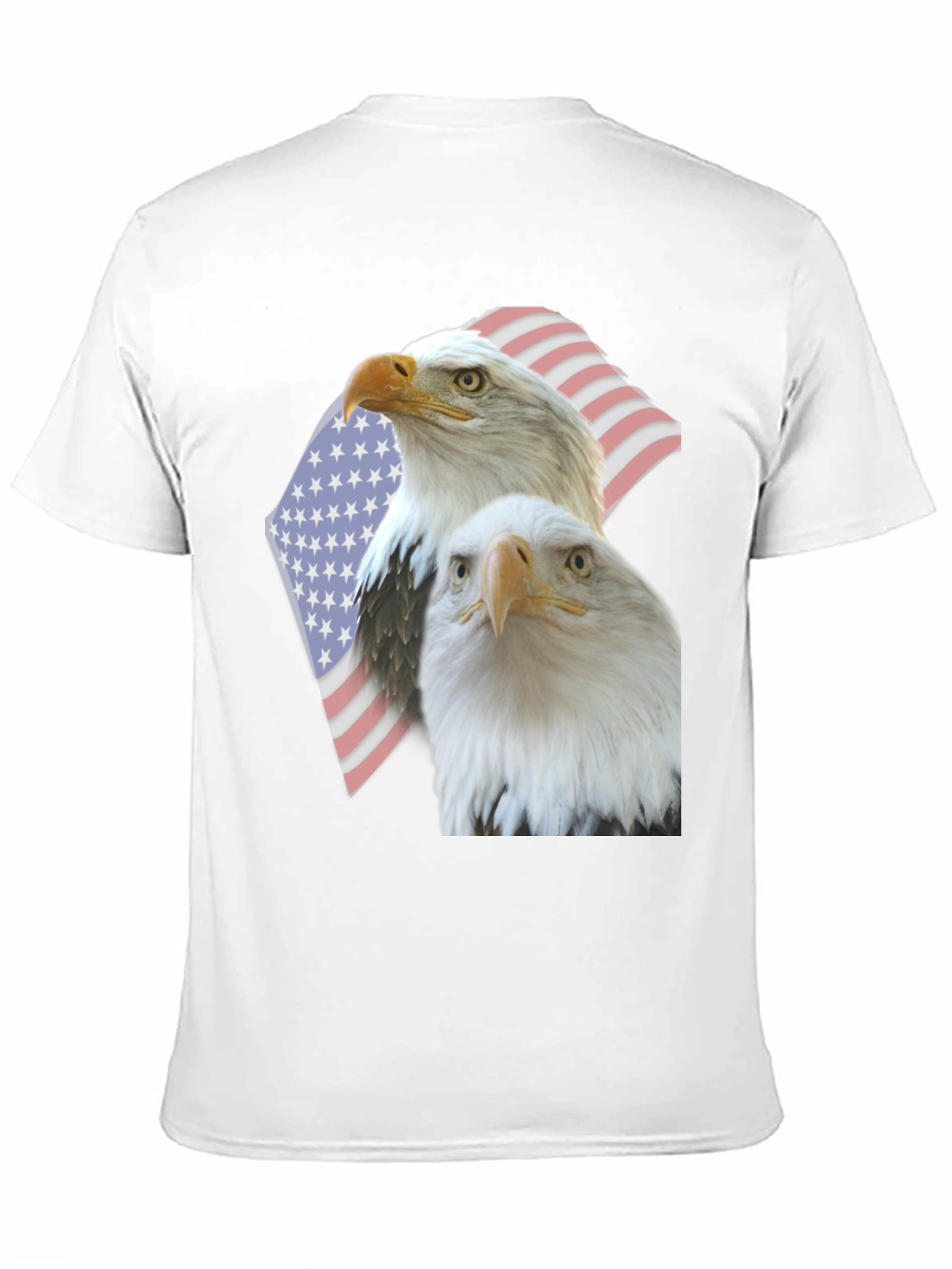Patriotic Eagle Graphic Tee - USA Pride