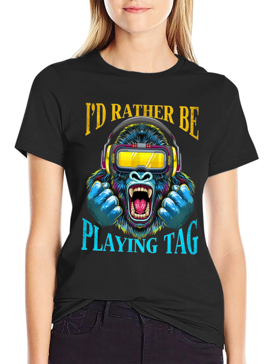 Id Rather Be Playing Tag T-Shirt