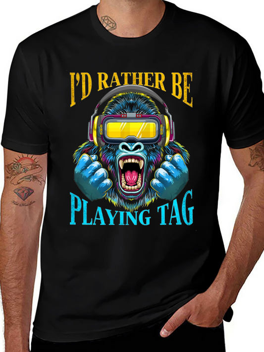 Id Rather Be Playing Tag T-Shirt