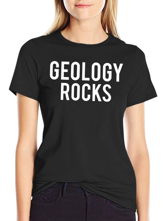 Geology Rocks T-Shirt - Black Graphic Tee
