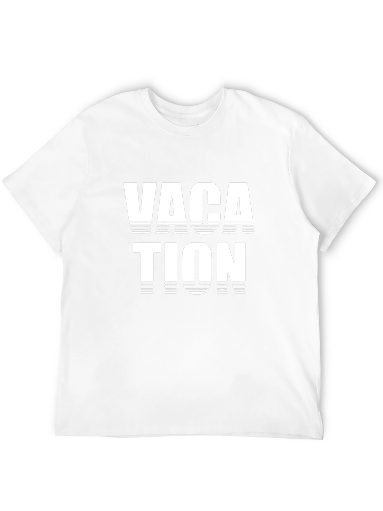 Vacation Graphic Print Crew Neck T-Shirt