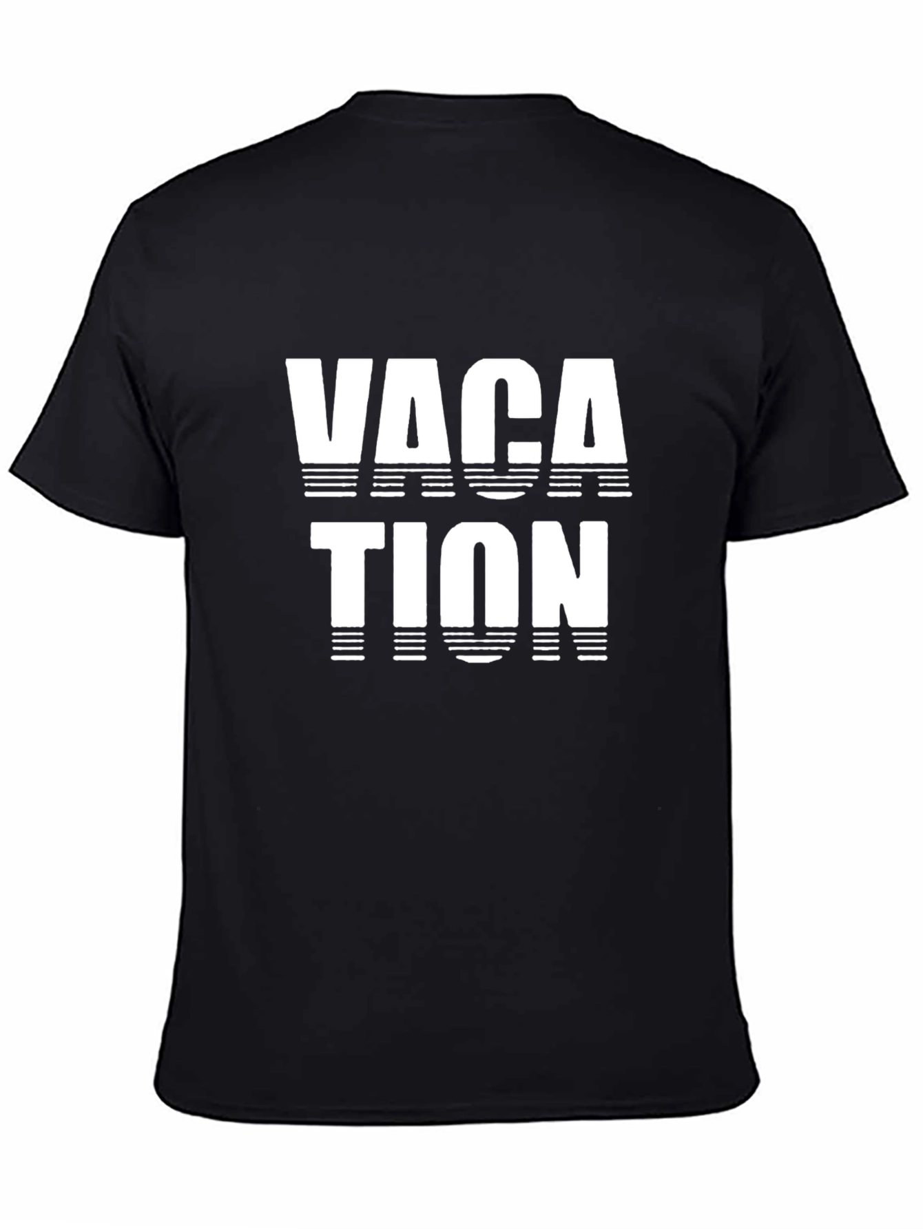 Vacation Graphic Print Crew Neck T-Shirt