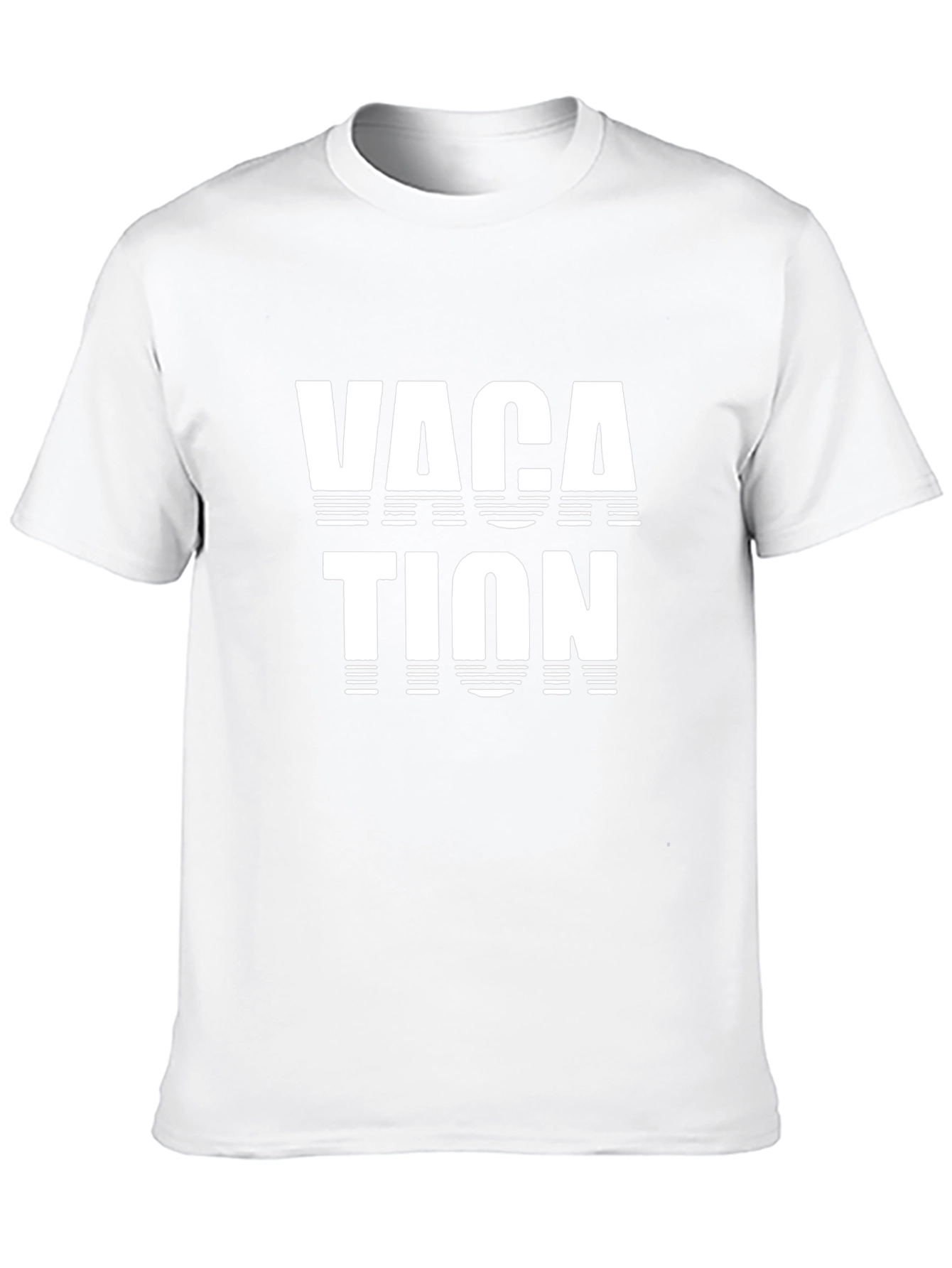 Vacation Graphic Print Crew Neck T-Shirt