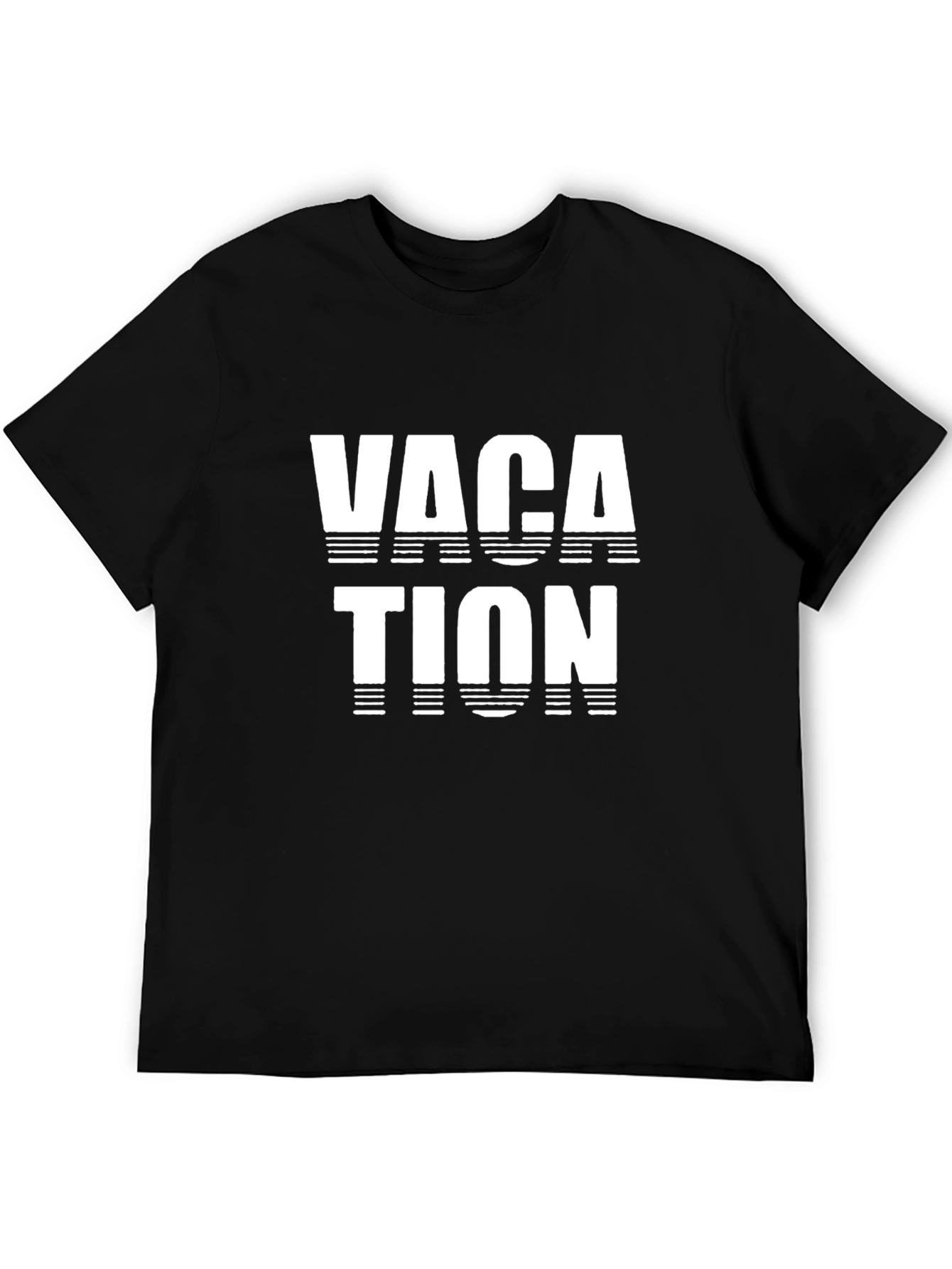 Vacation Graphic Print Crew Neck T-Shirt