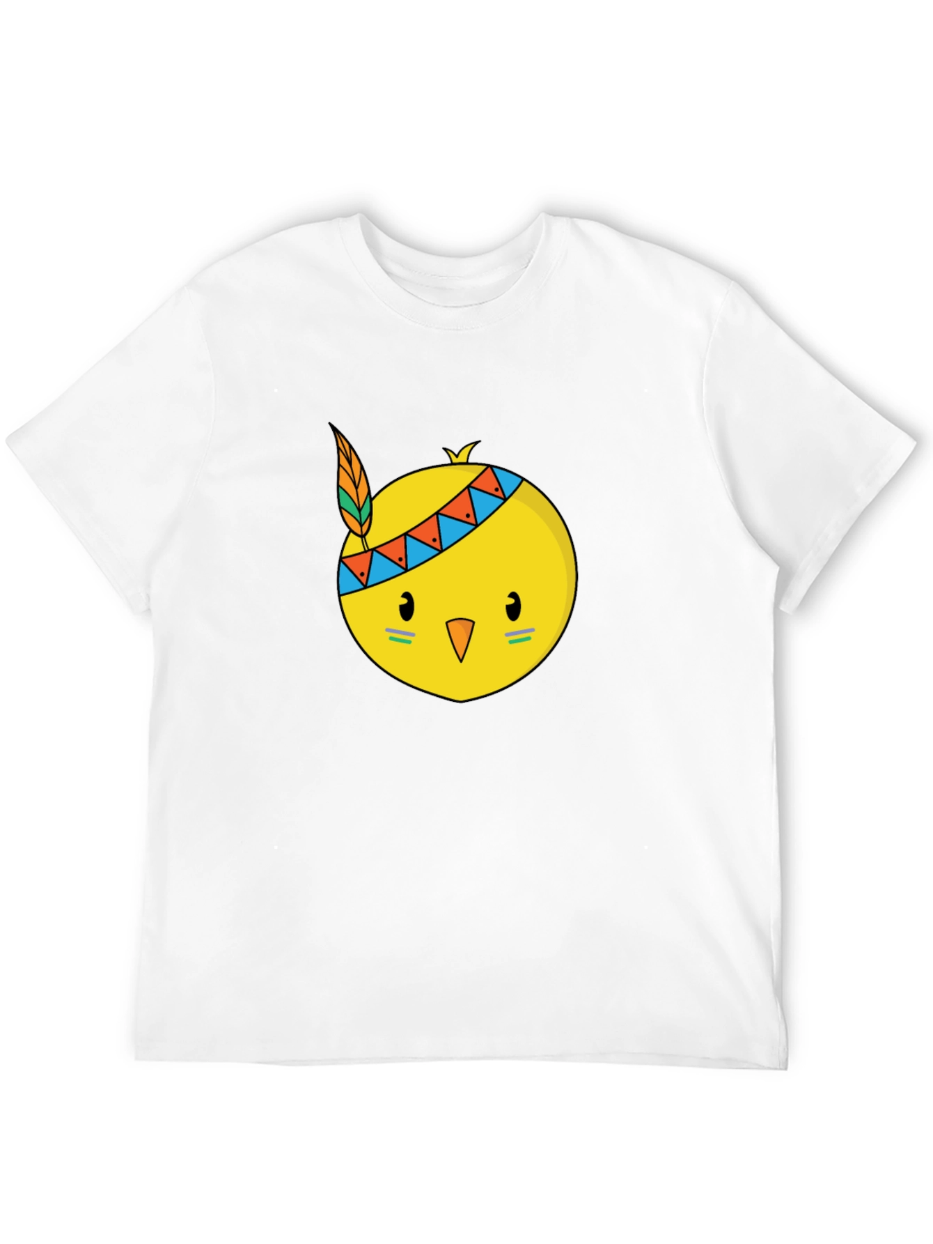 Native Chick Graphic Black T-Shirt