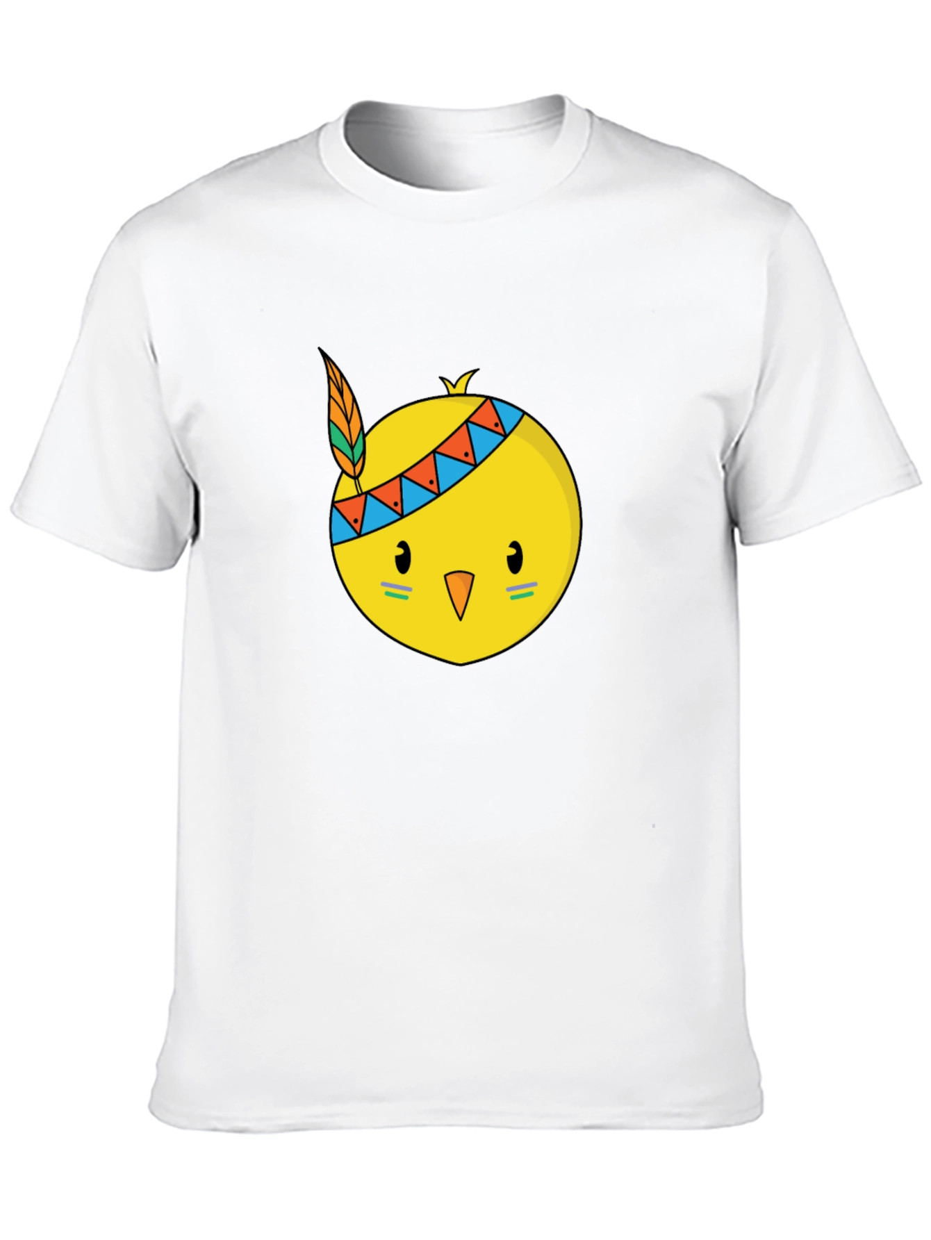 Native Chick Graphic Black T-Shirt