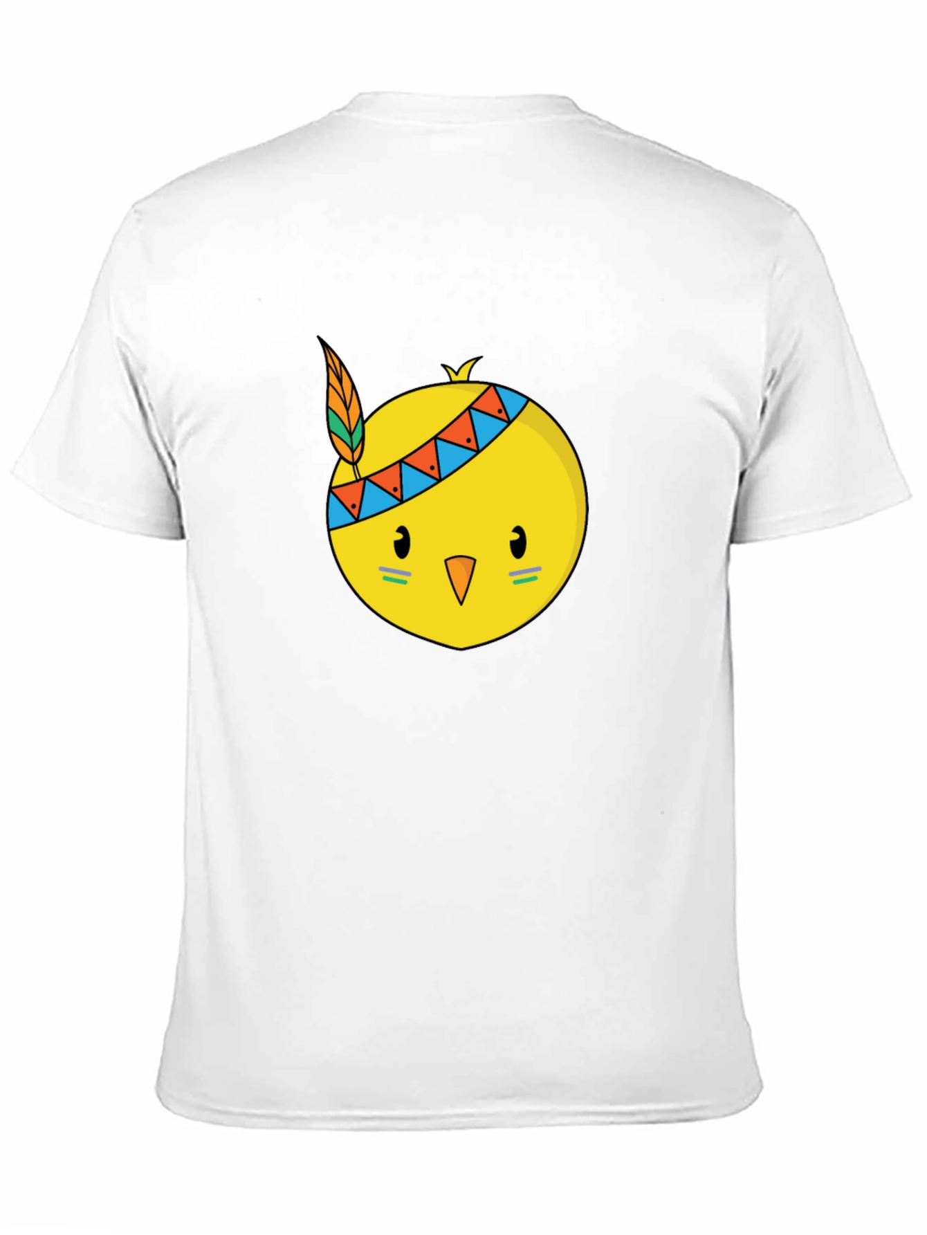Native Chick Graphic Black T-Shirt