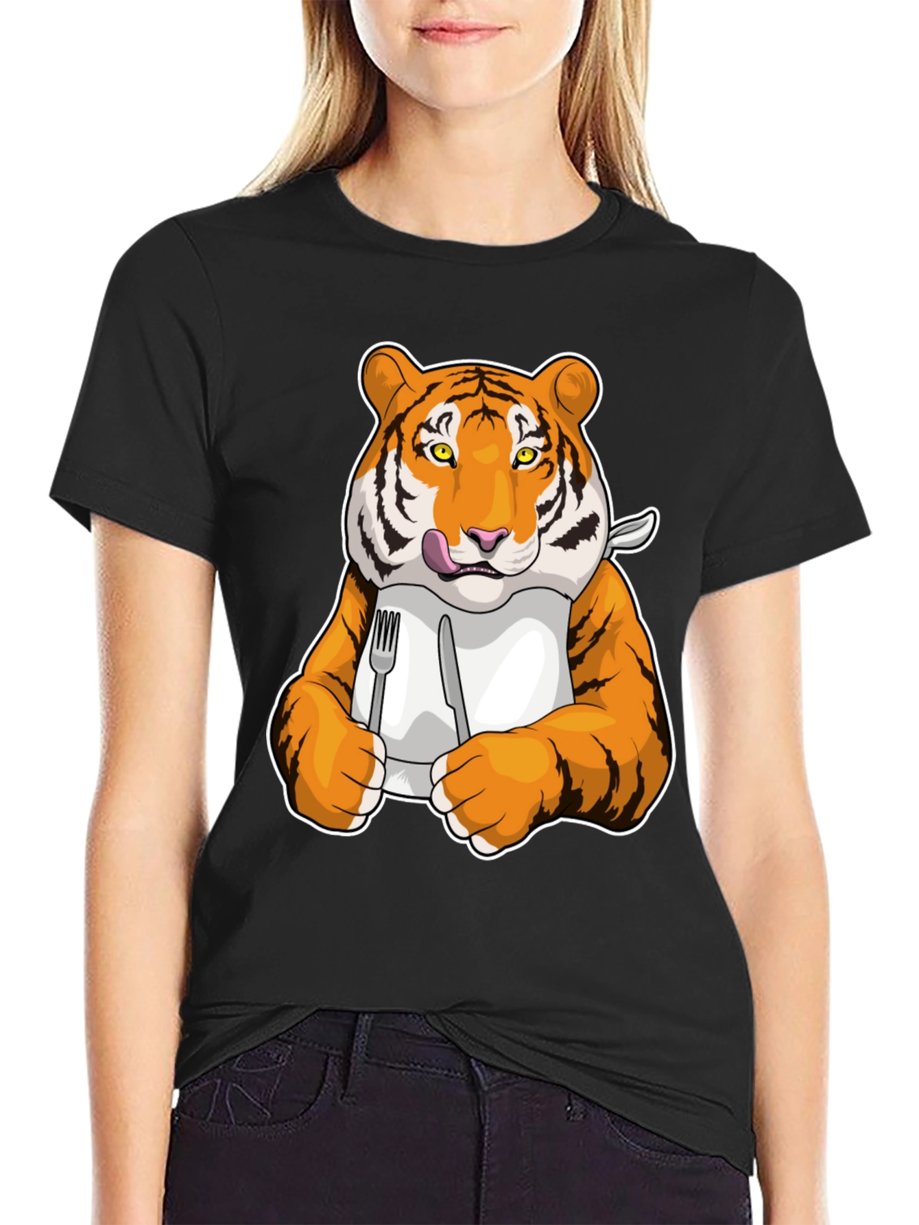 Tiger Ready to Eat Graphic Tee