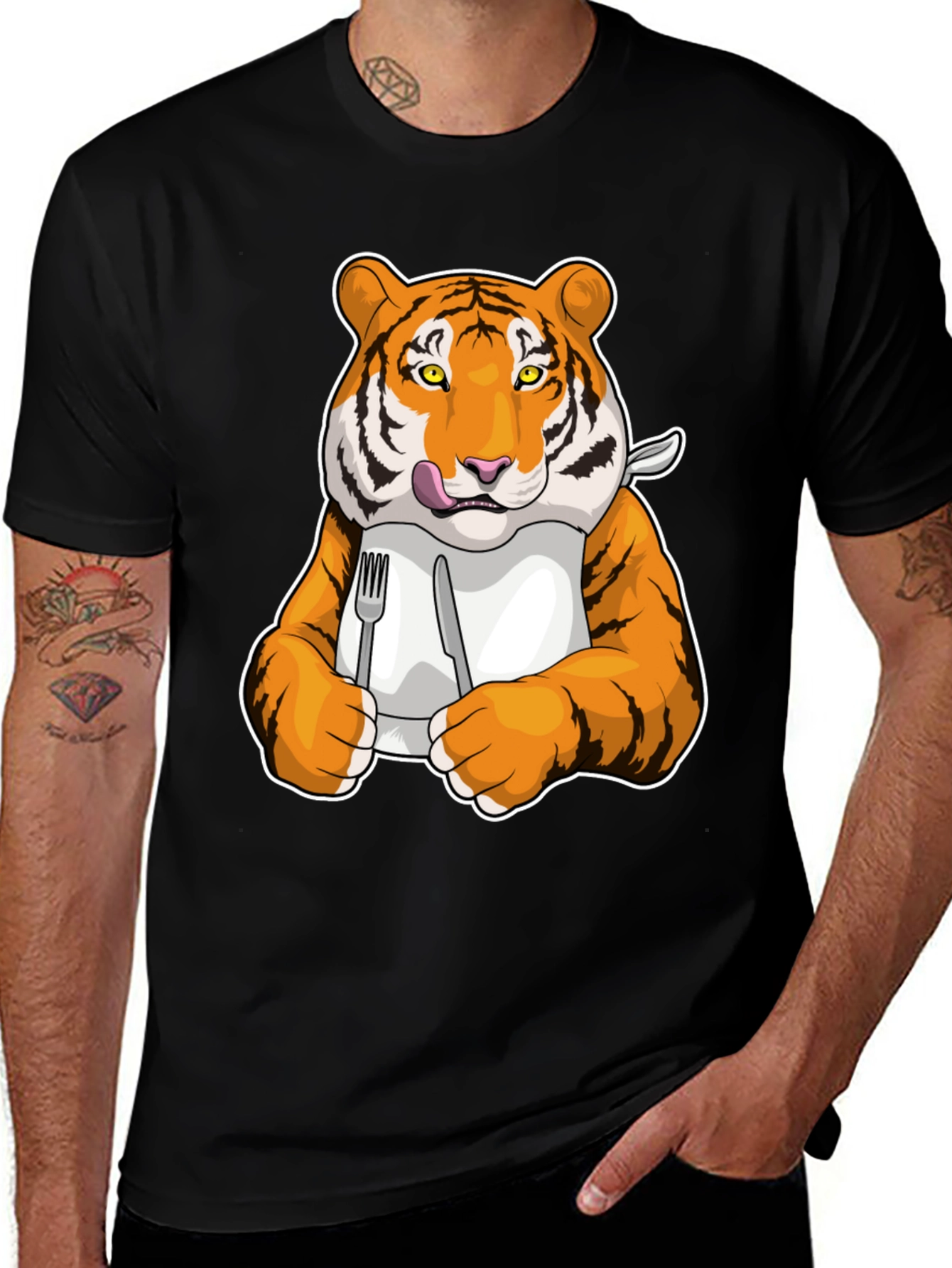 Tiger Ready to Eat Graphic Tee